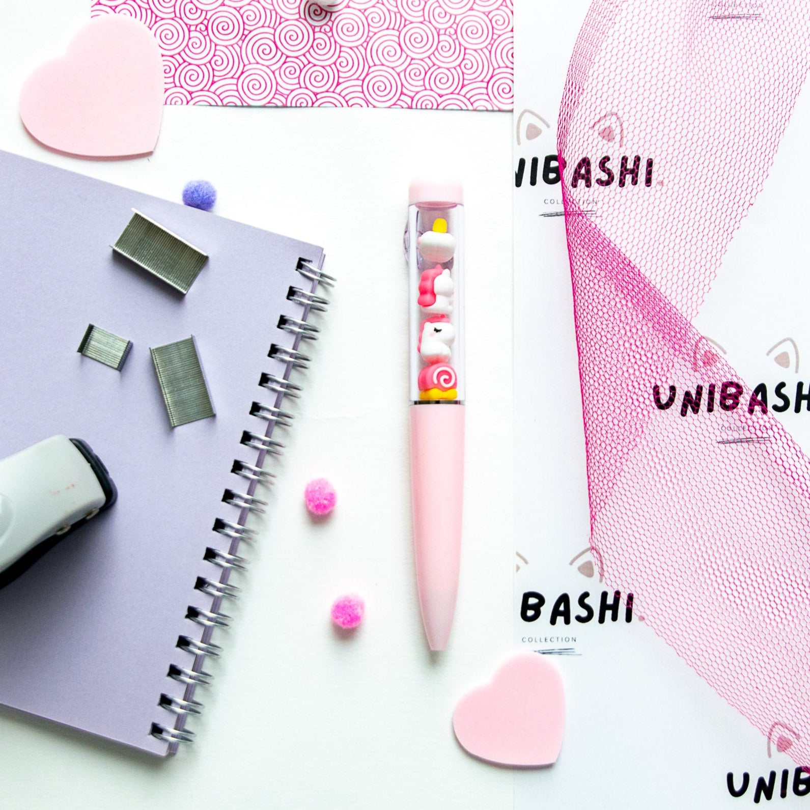 Stylo Kawaii - Mini Figurines Licorne