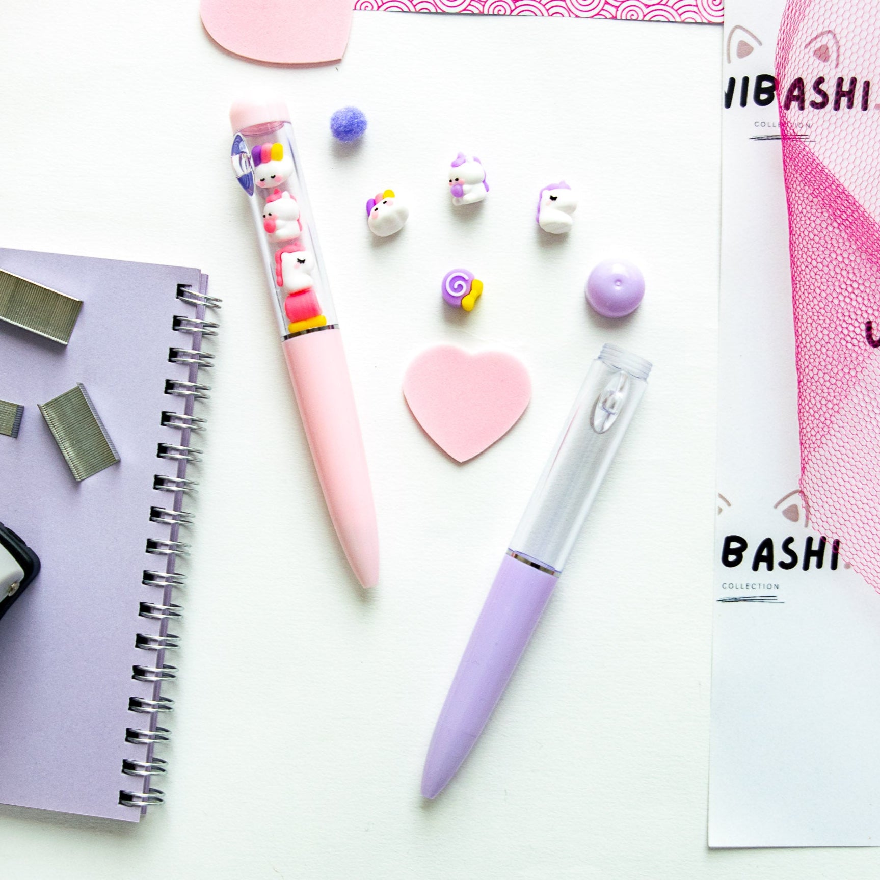 Stylo Kawaii - Mini Figurines Licorne