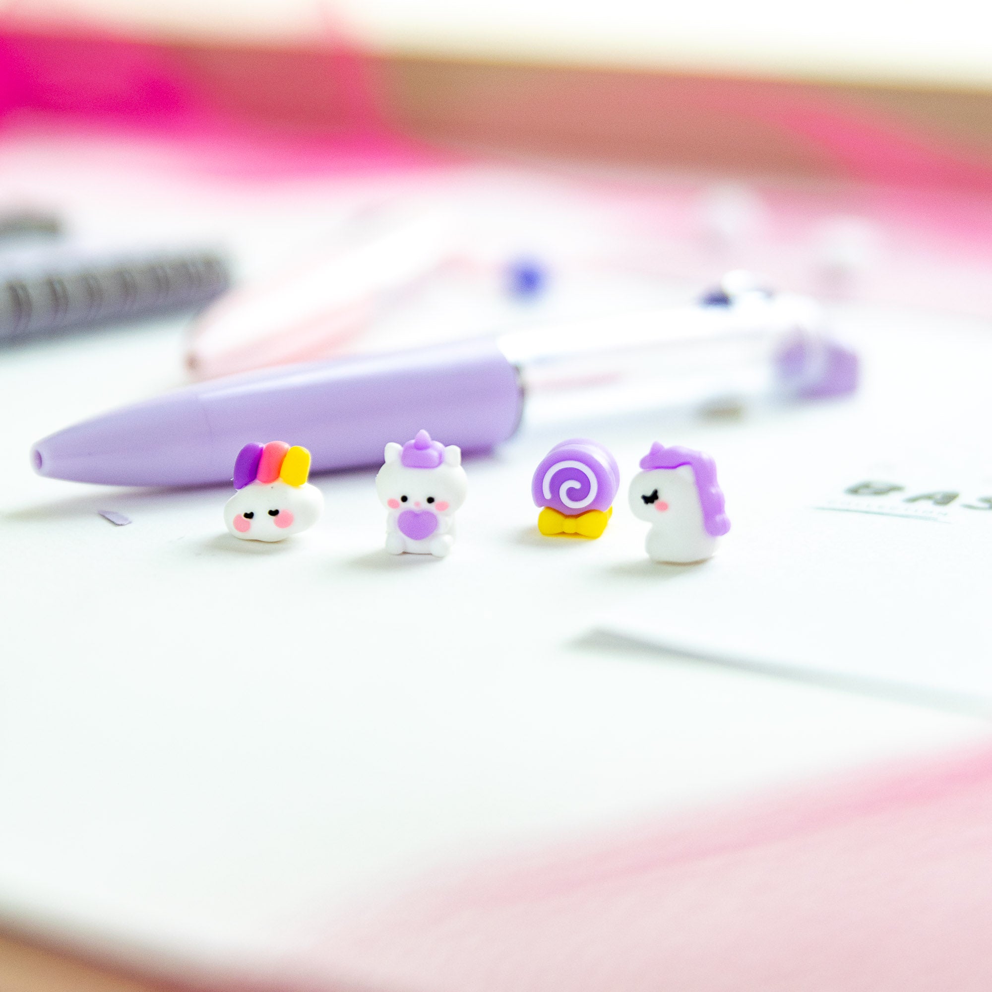 Stylo Kawaii - Mini Figurines Licorne