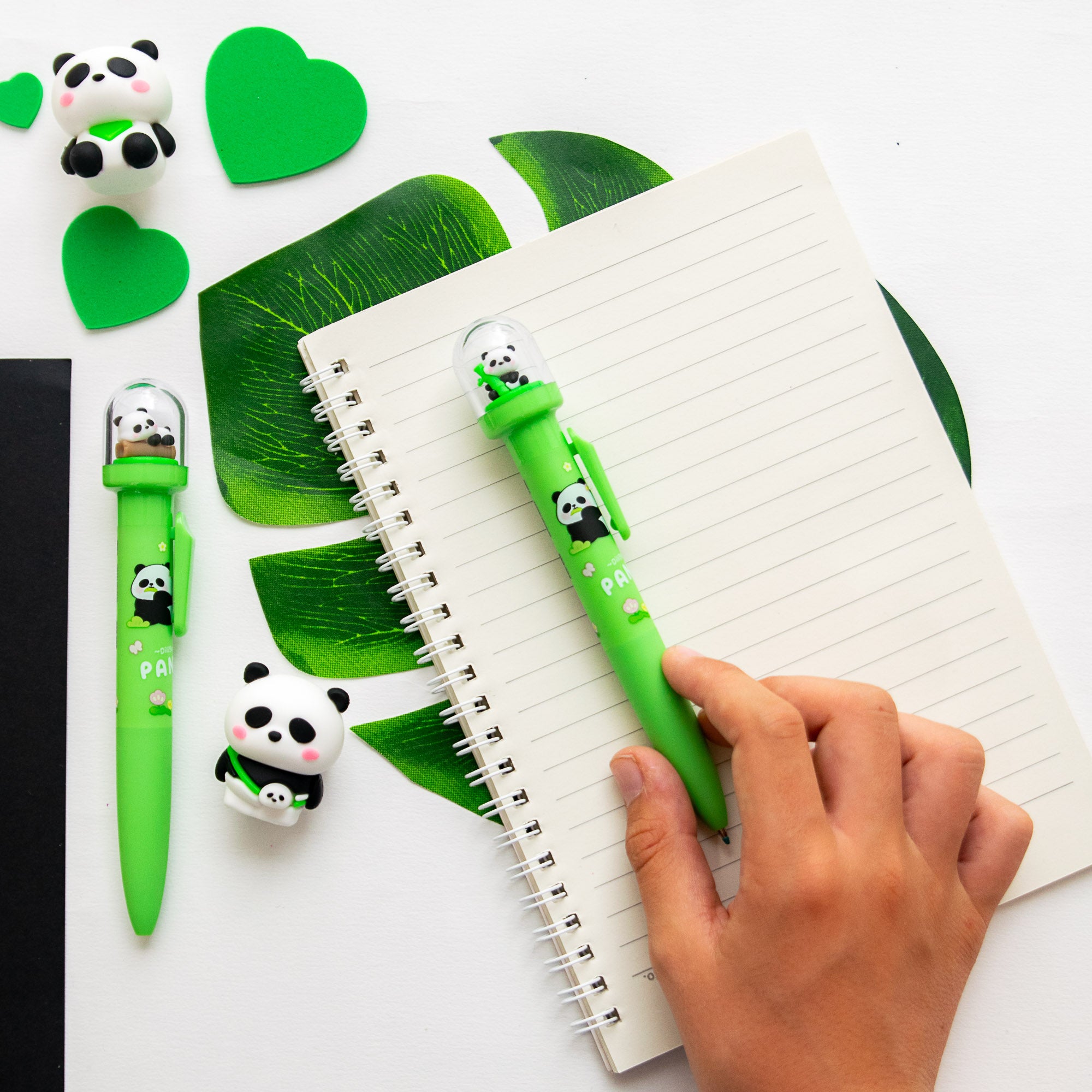 Stylo Kawaii Boule à neige – Panda