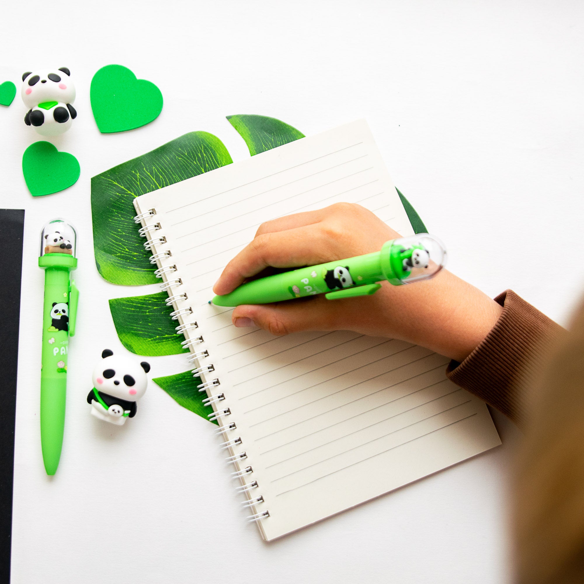 Stylo Kawaii Boule à neige – Panda