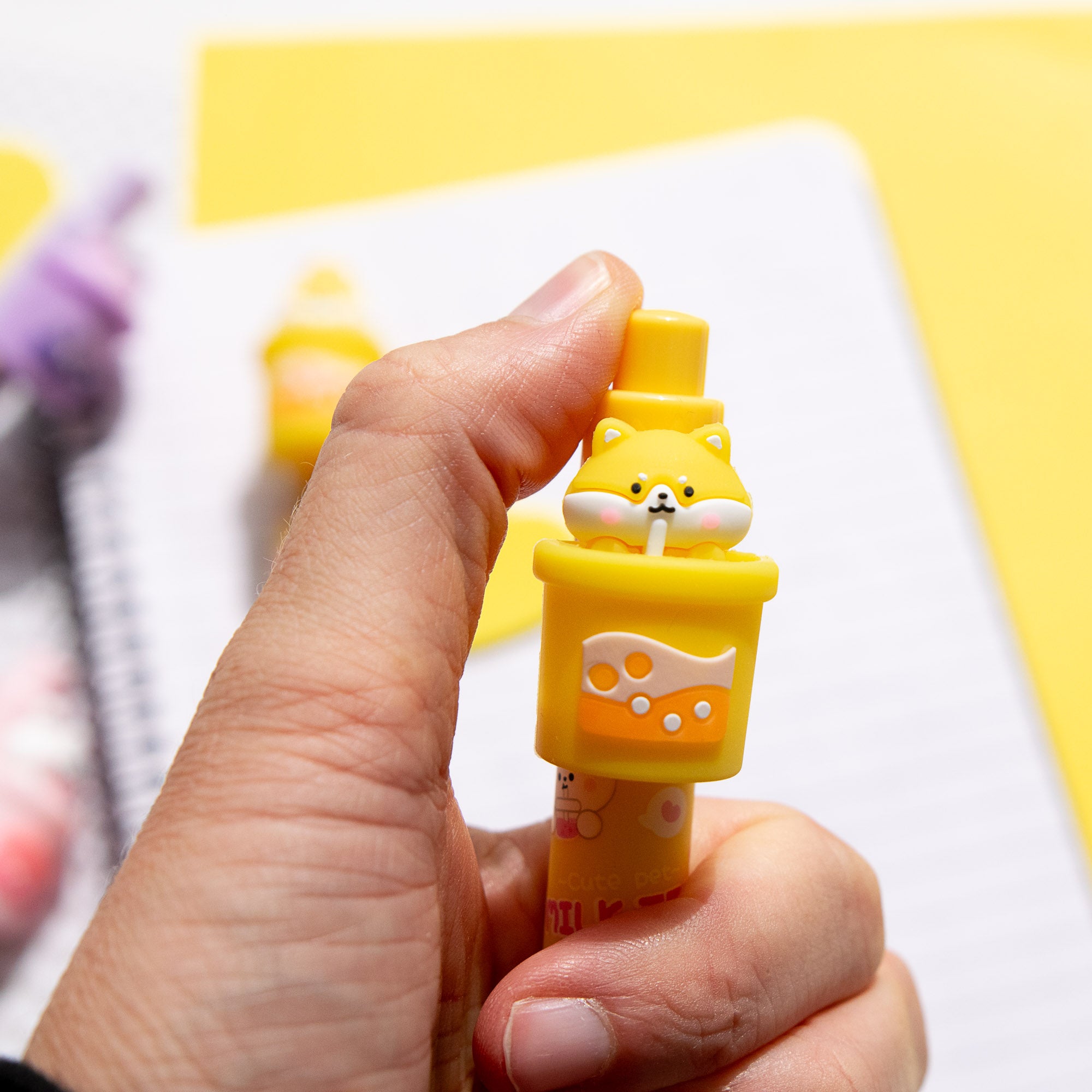 Stylo Surprise Kawaii - Shiba Inu & Bubble Tea