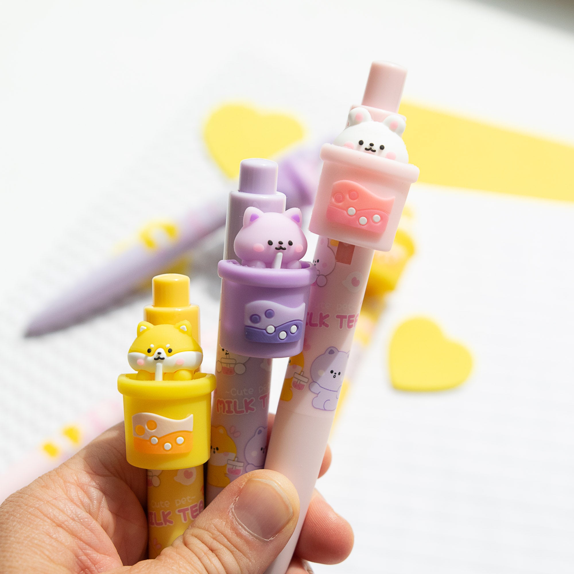 Stylo Surprise Kawaii - Shiba Inu & Bubble Tea