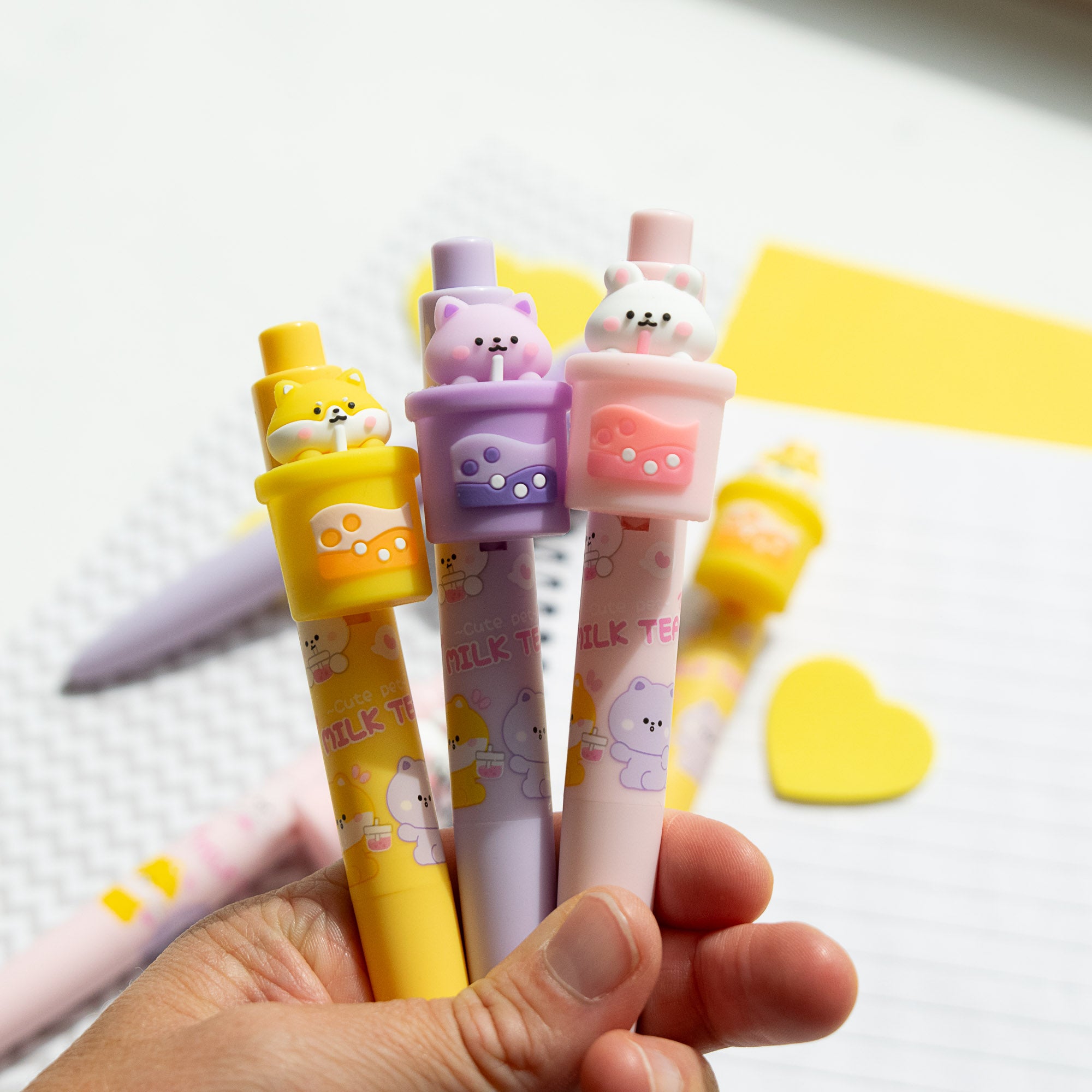 Stylo Surprise Kawaii - Shiba Inu & Bubble Tea