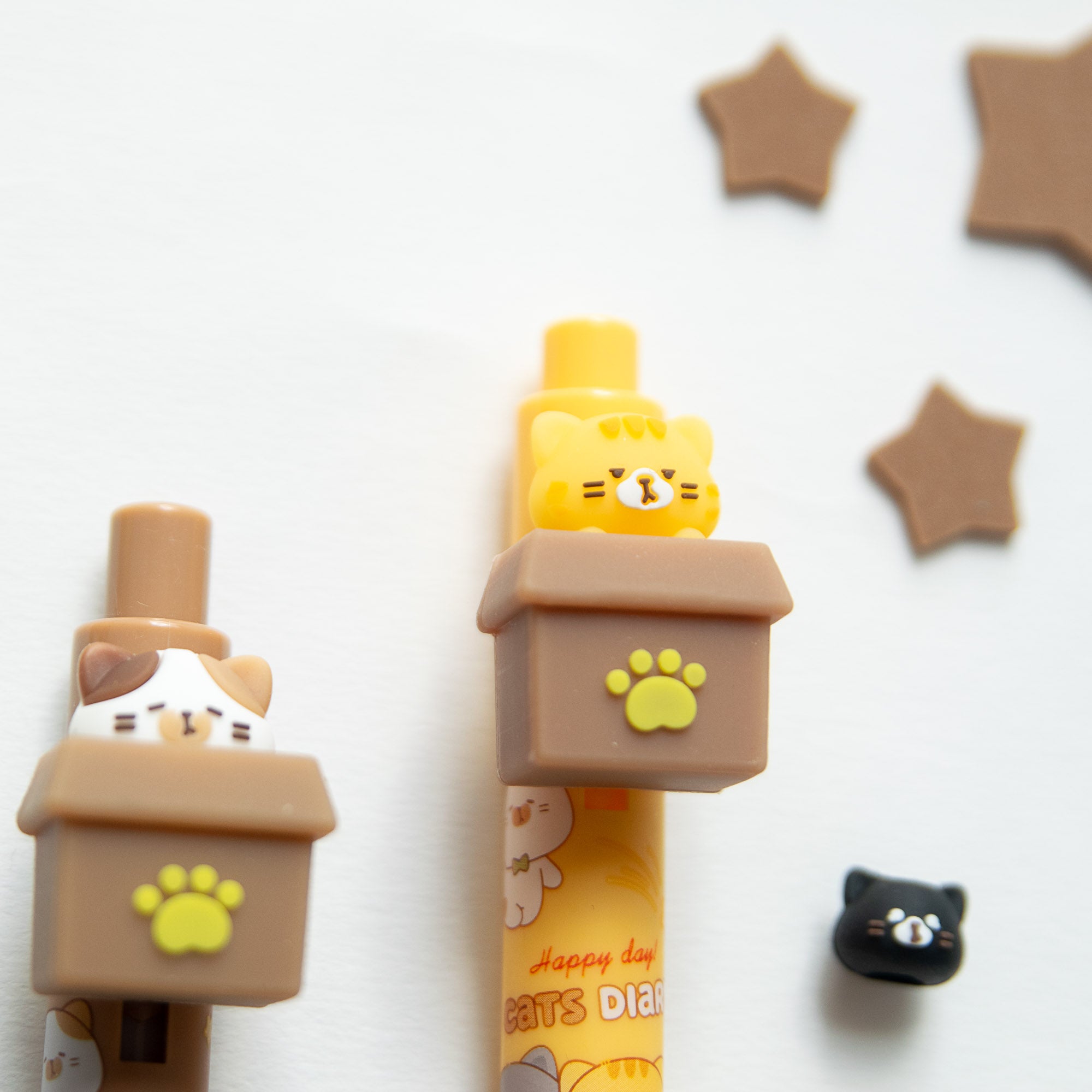 Stylo Surprise Kawaii - Chat en Boîte