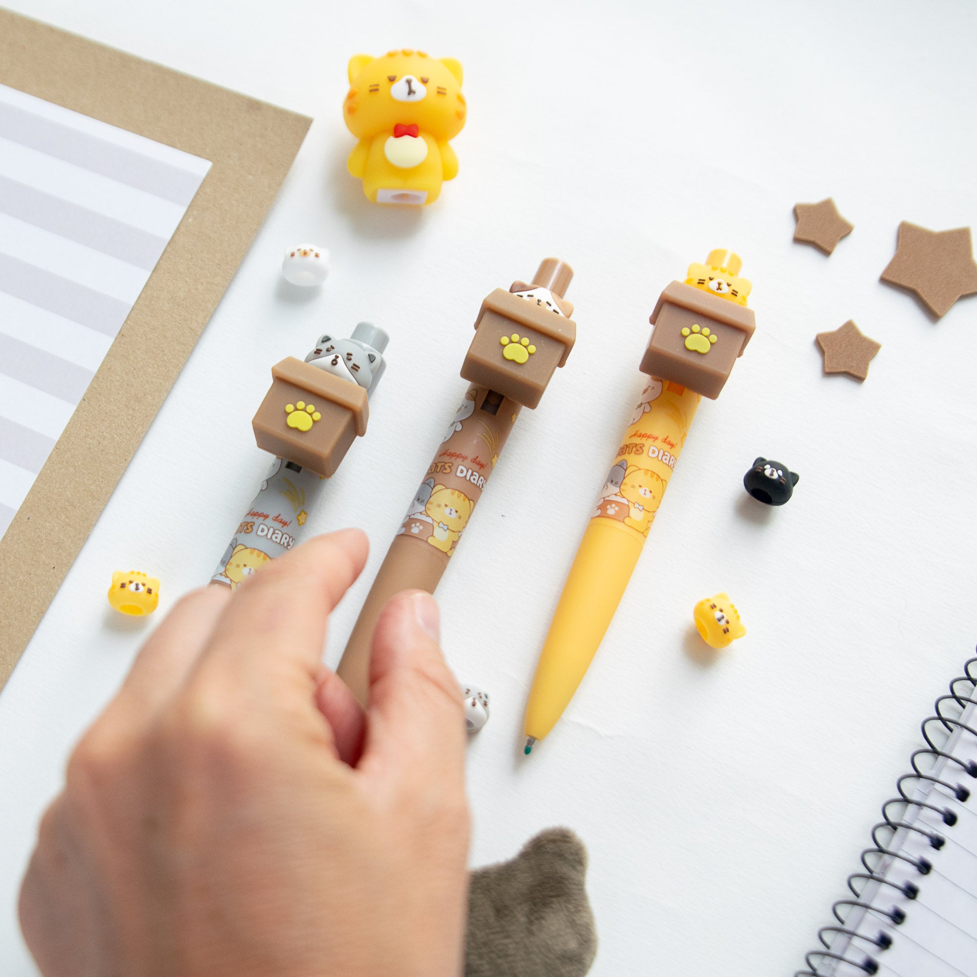 Stylo Surprise Kawaii - Chat en Boîte