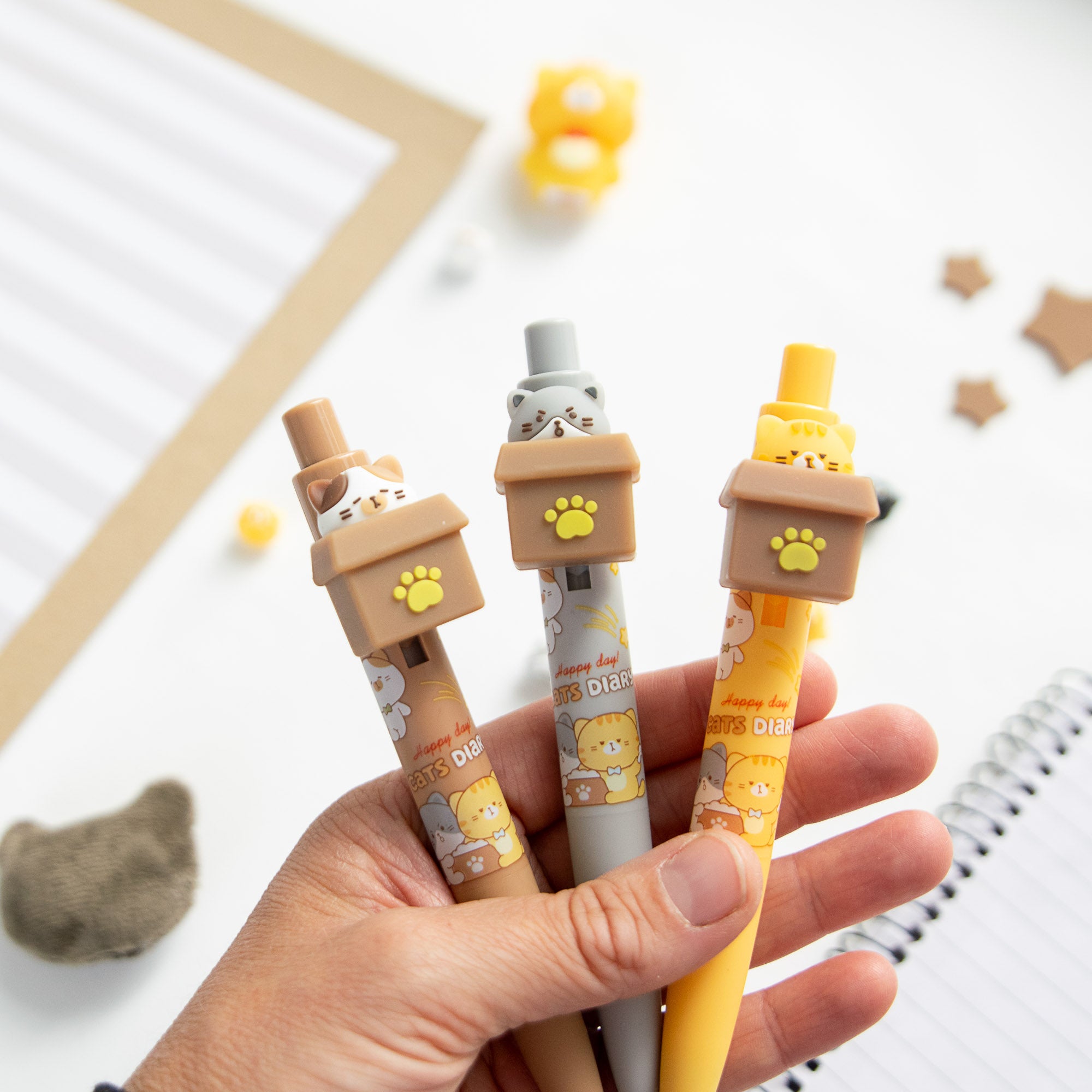 Stylo Surprise Kawaii - Chat en Boîte