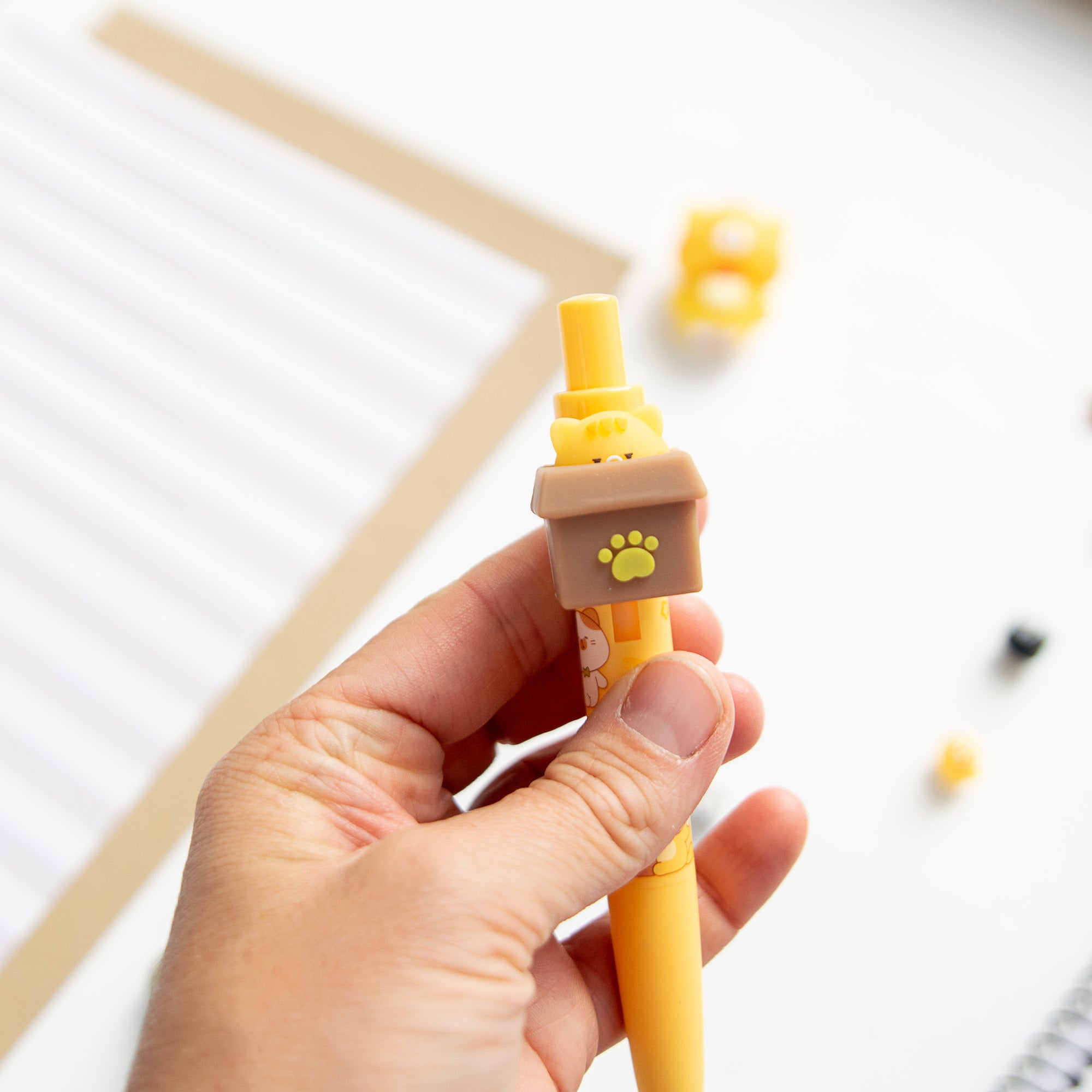 Stylo Surprise Kawaii - Chat en Boîte