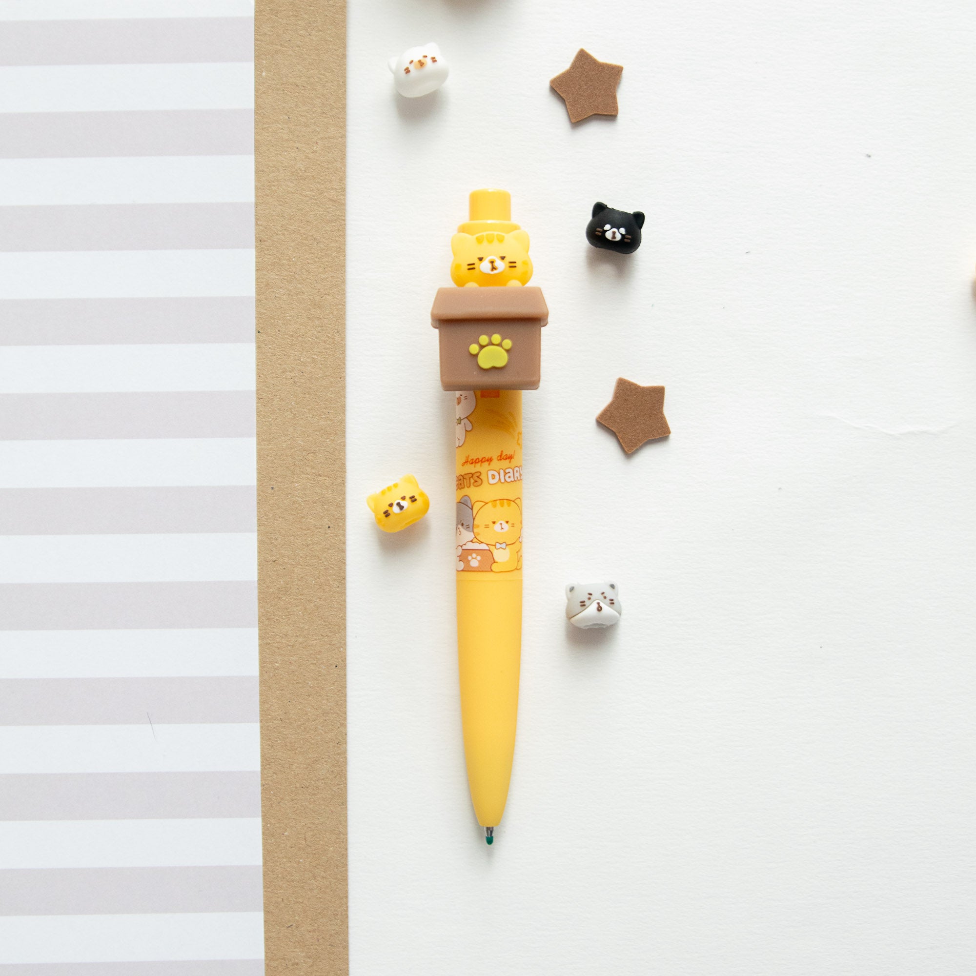 Stylo Surprise Kawaii - Chat en Boîte