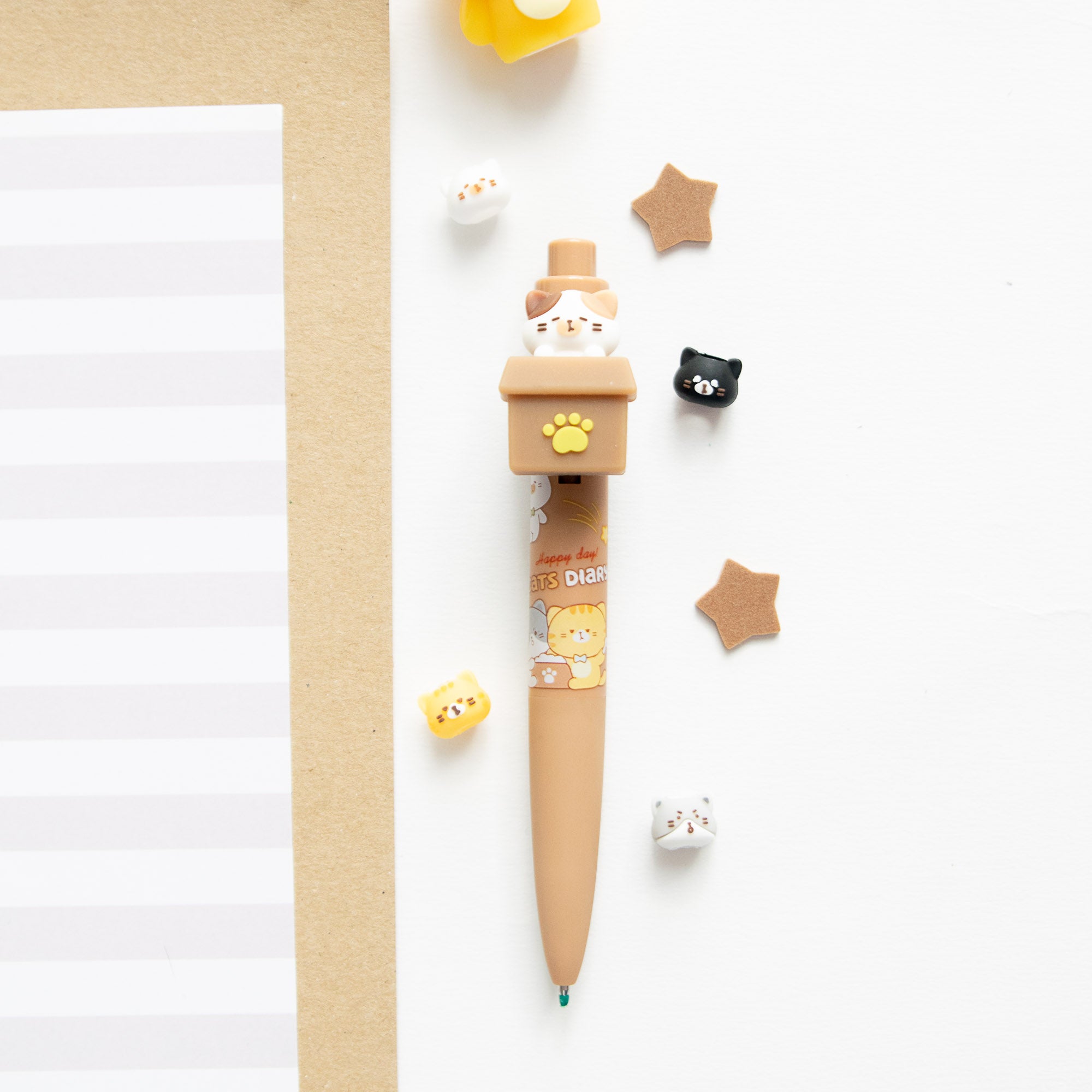 Stylo Surprise Kawaii - Chat en Boîte