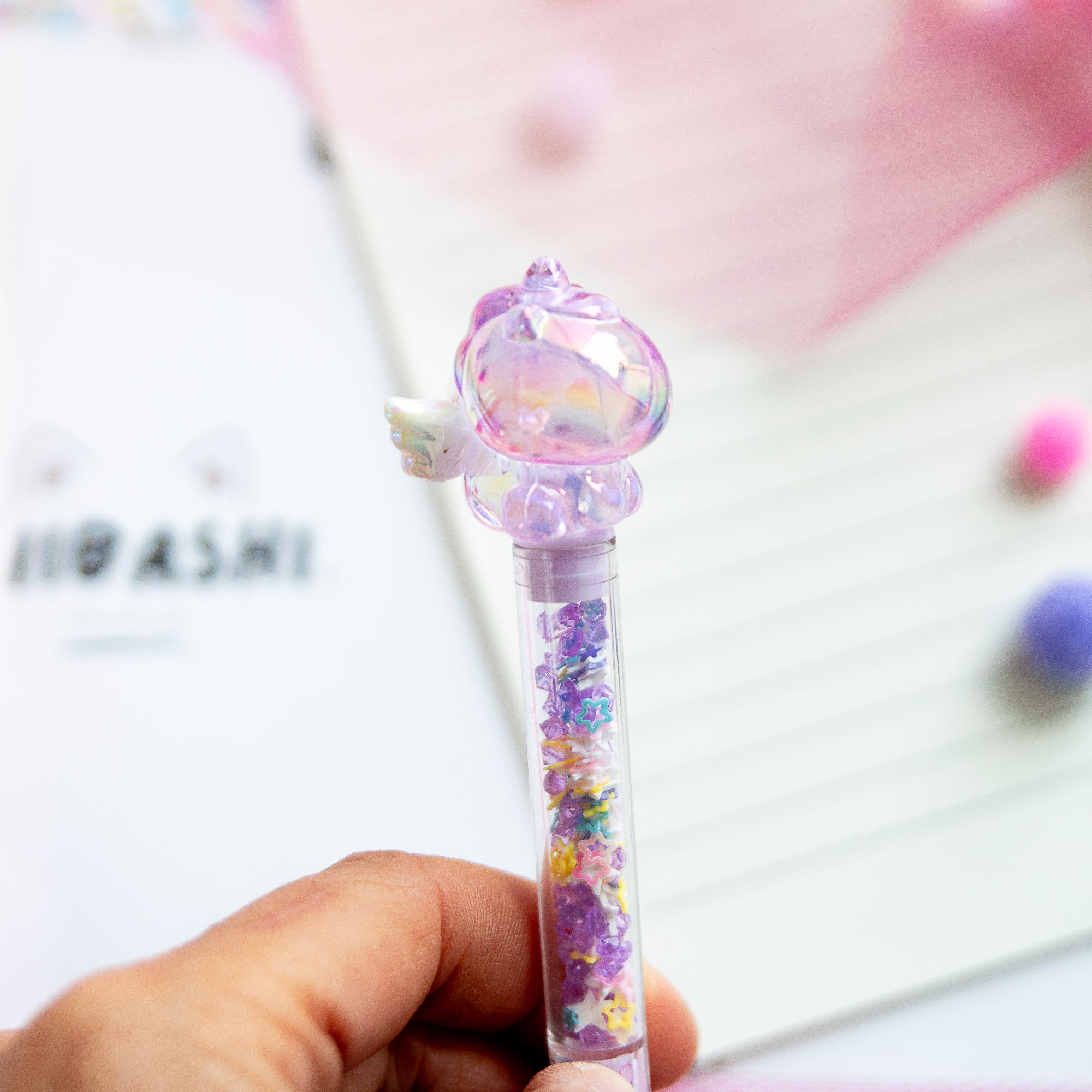 Stylo Gel Kawaii Cristal - Licorne & Paillettes