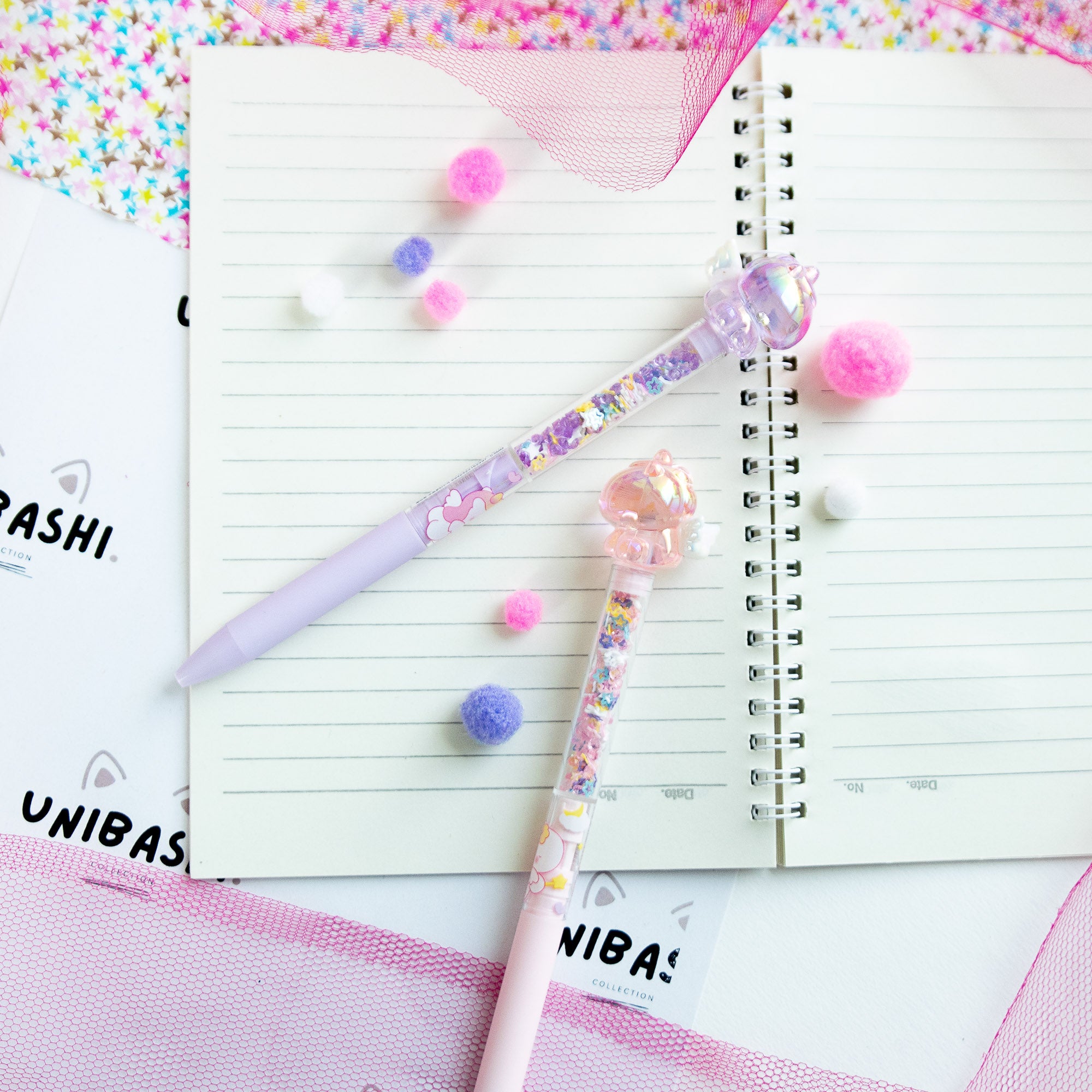 Stylo Gel Kawaii Cristal - Licorne & Paillettes