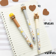 Stylo Effaçable et Anti Stress - Chat Curieux Tournicoti