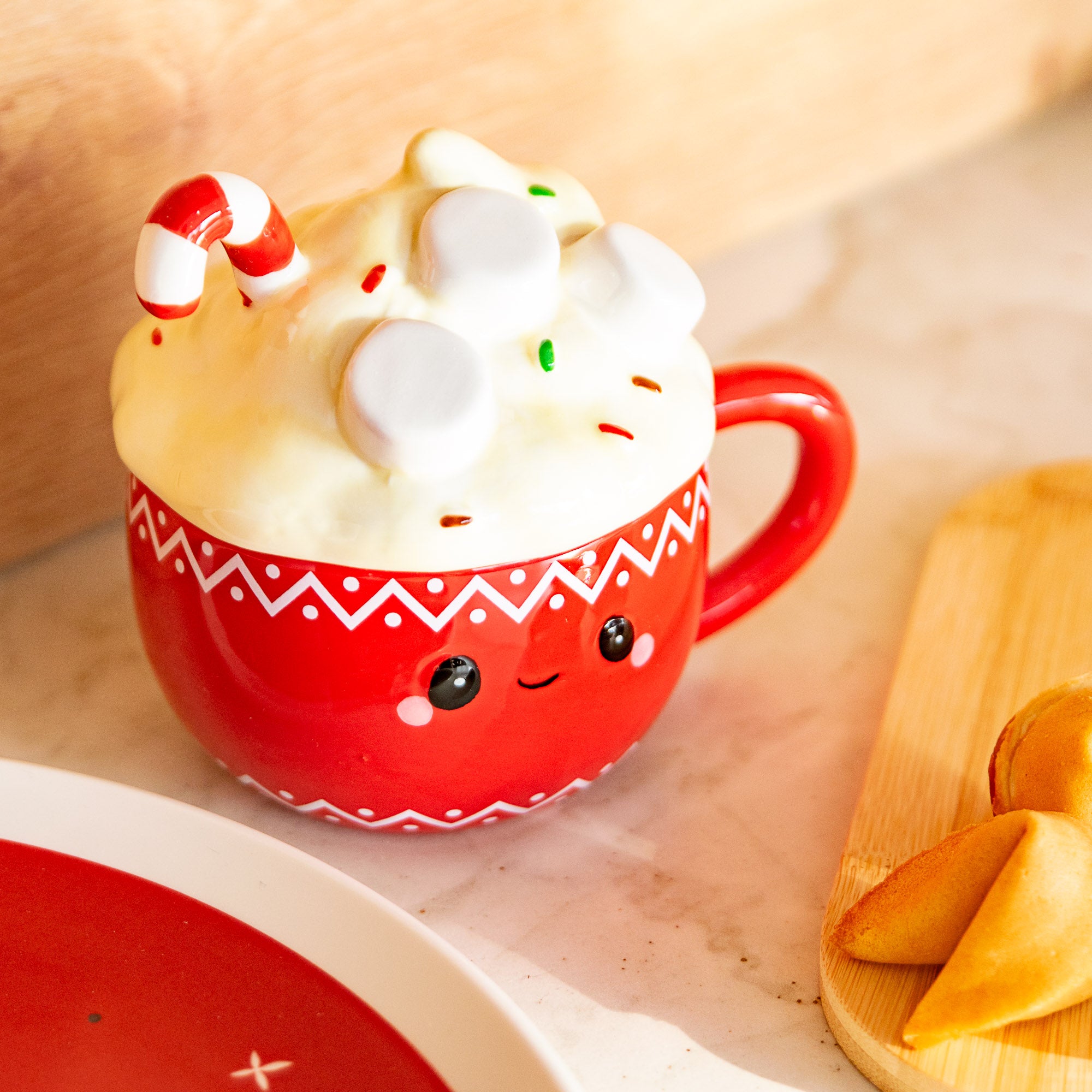 Mug de Noël avec Couvercle - Chocolat Chaud