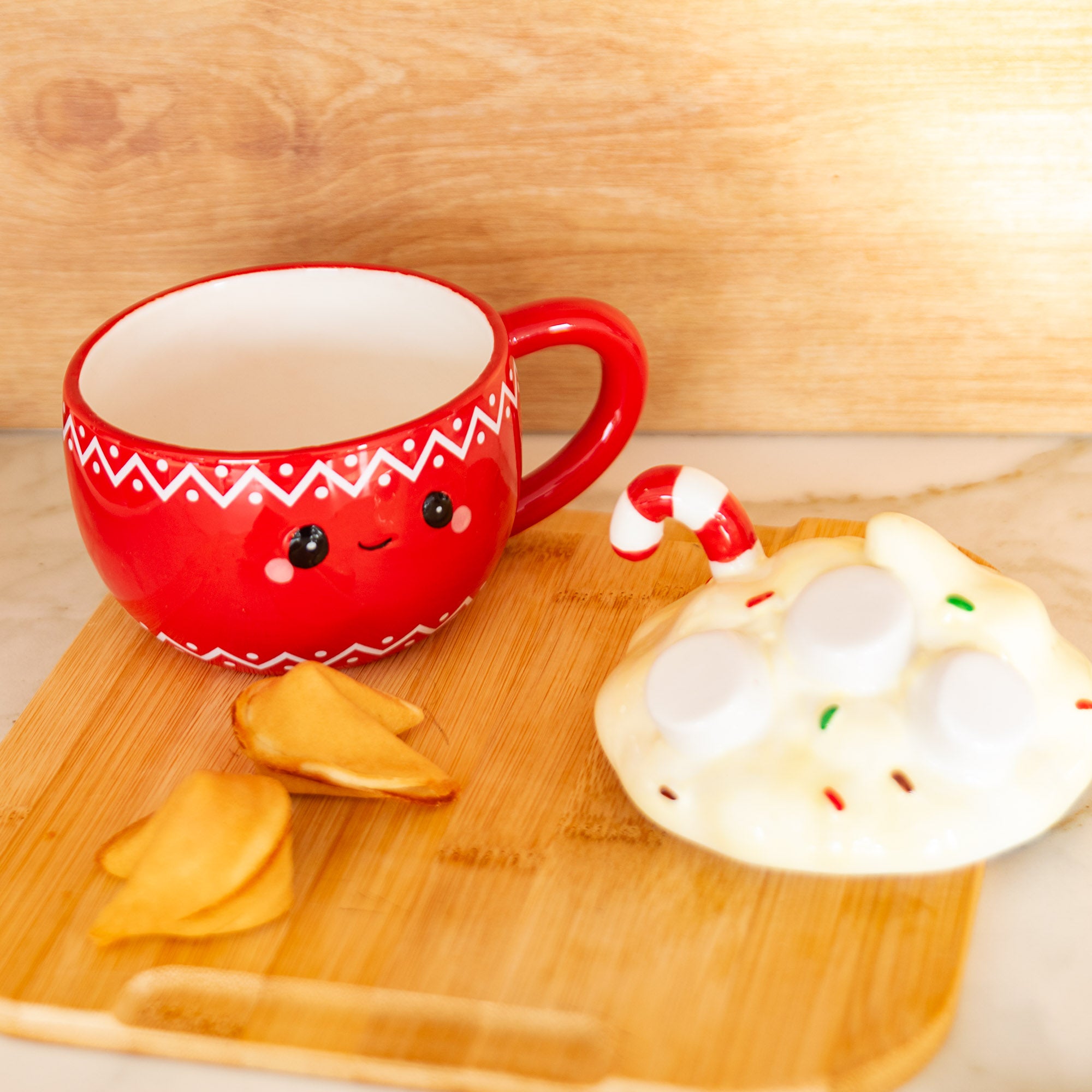 Mug de Noël avec Couvercle - Chocolat Chaud