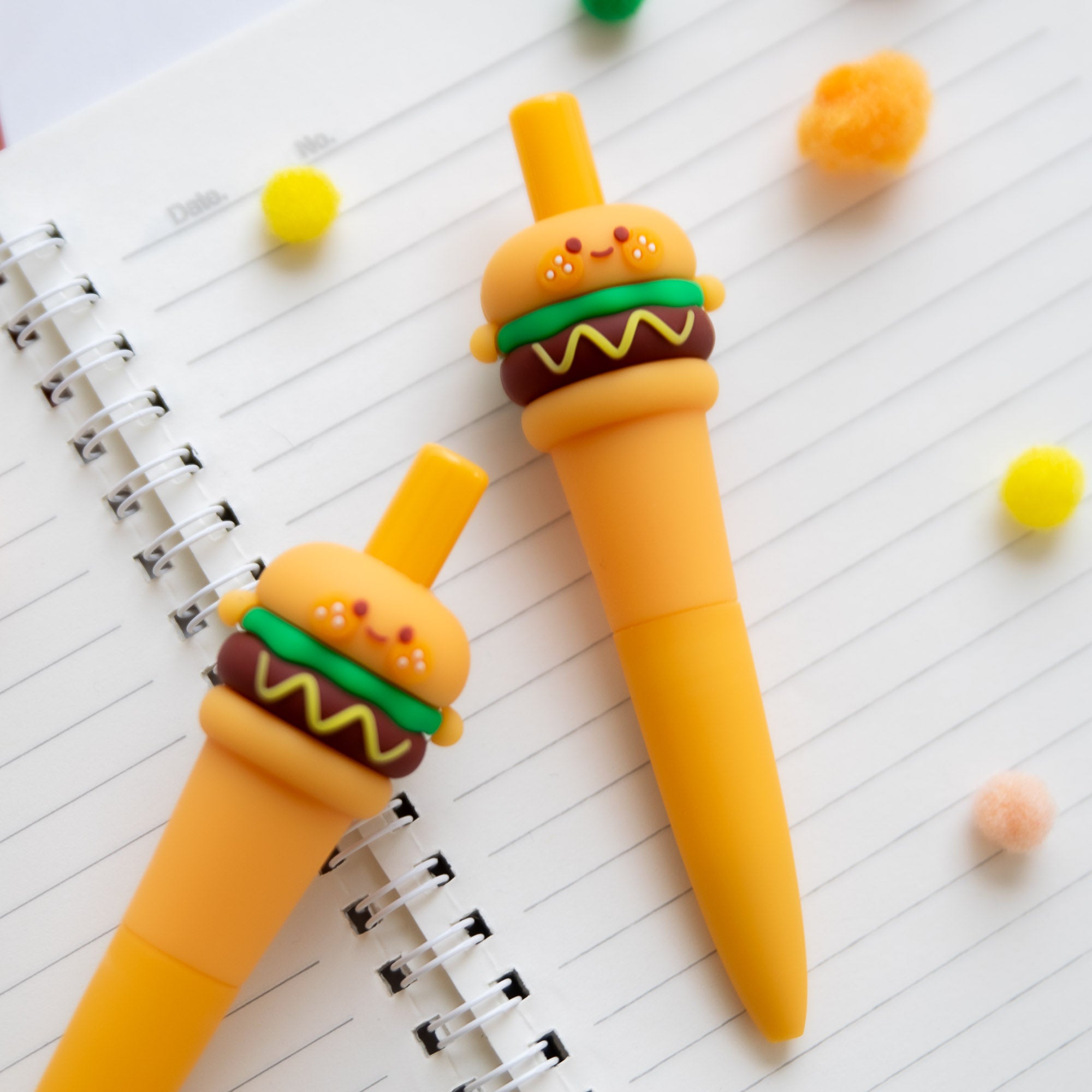 Stylo Gel Maxi - Burger Kawaii