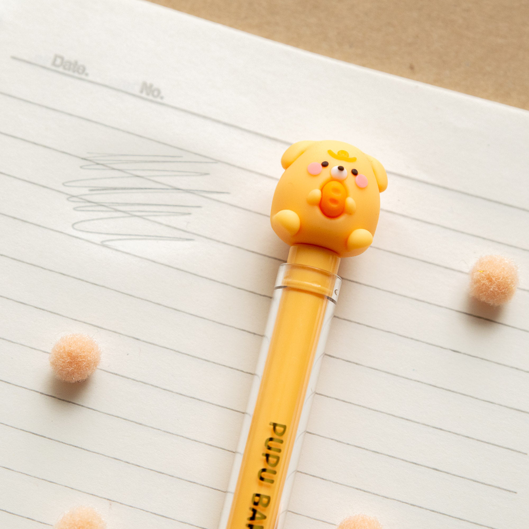 Crayon Chien & Brioche Kawaii - Mine Eternelle