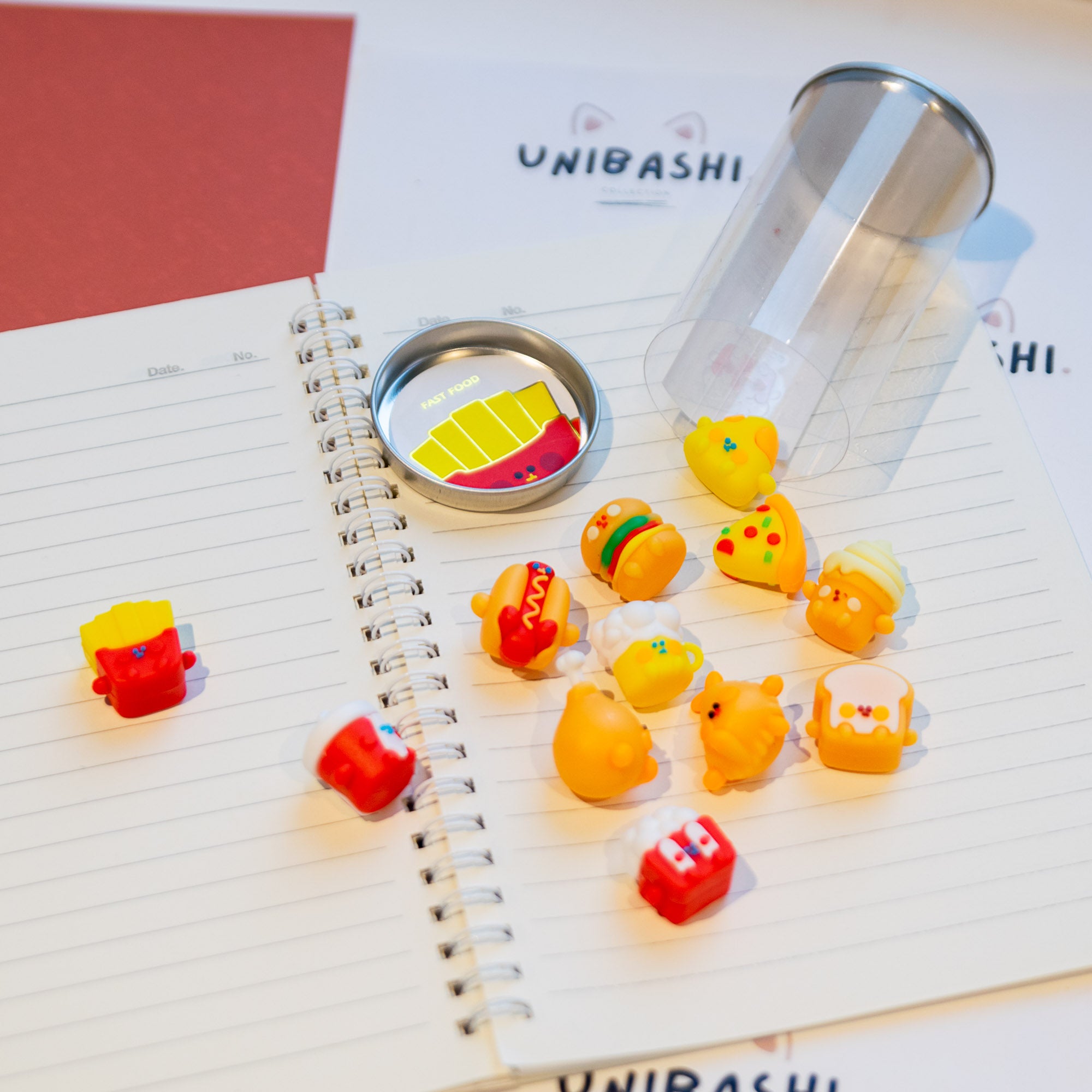 Mini Gomme Kawaii Fast Food (x12)