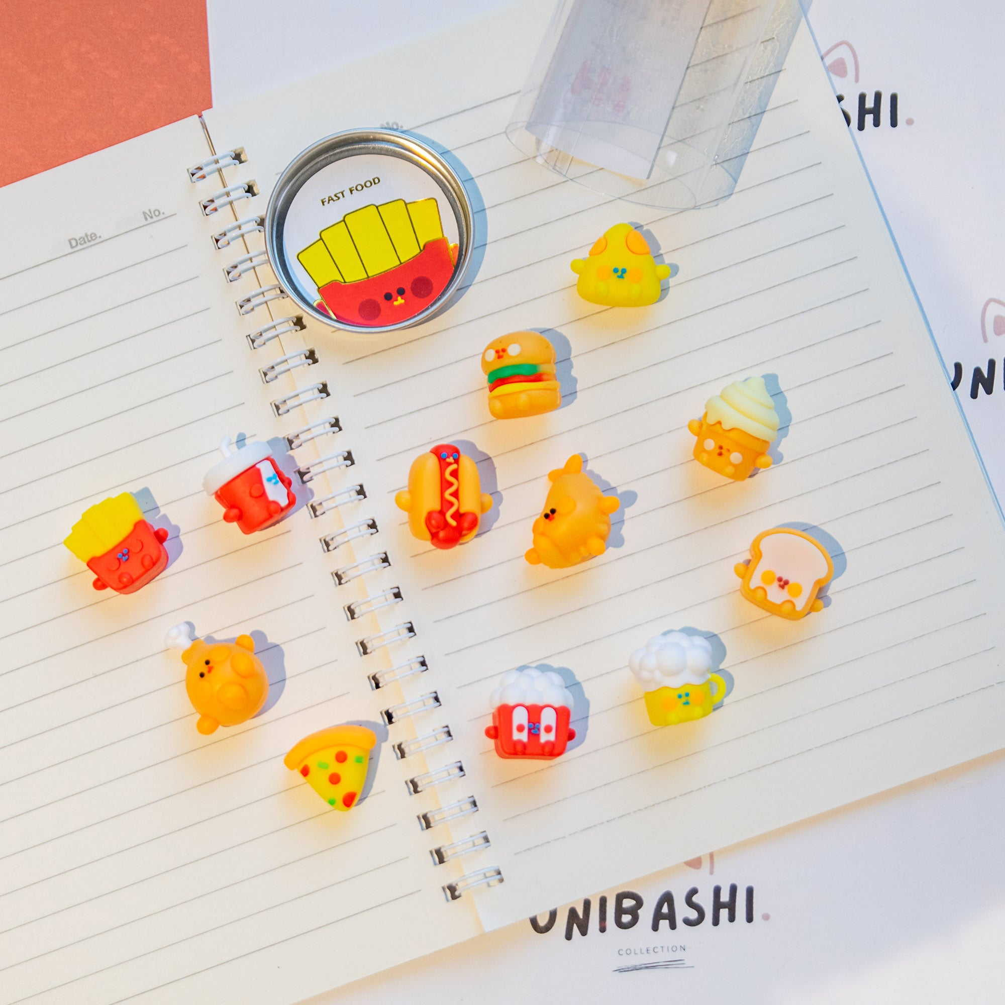 Mini Gomme Kawaii Fast Food (x12)