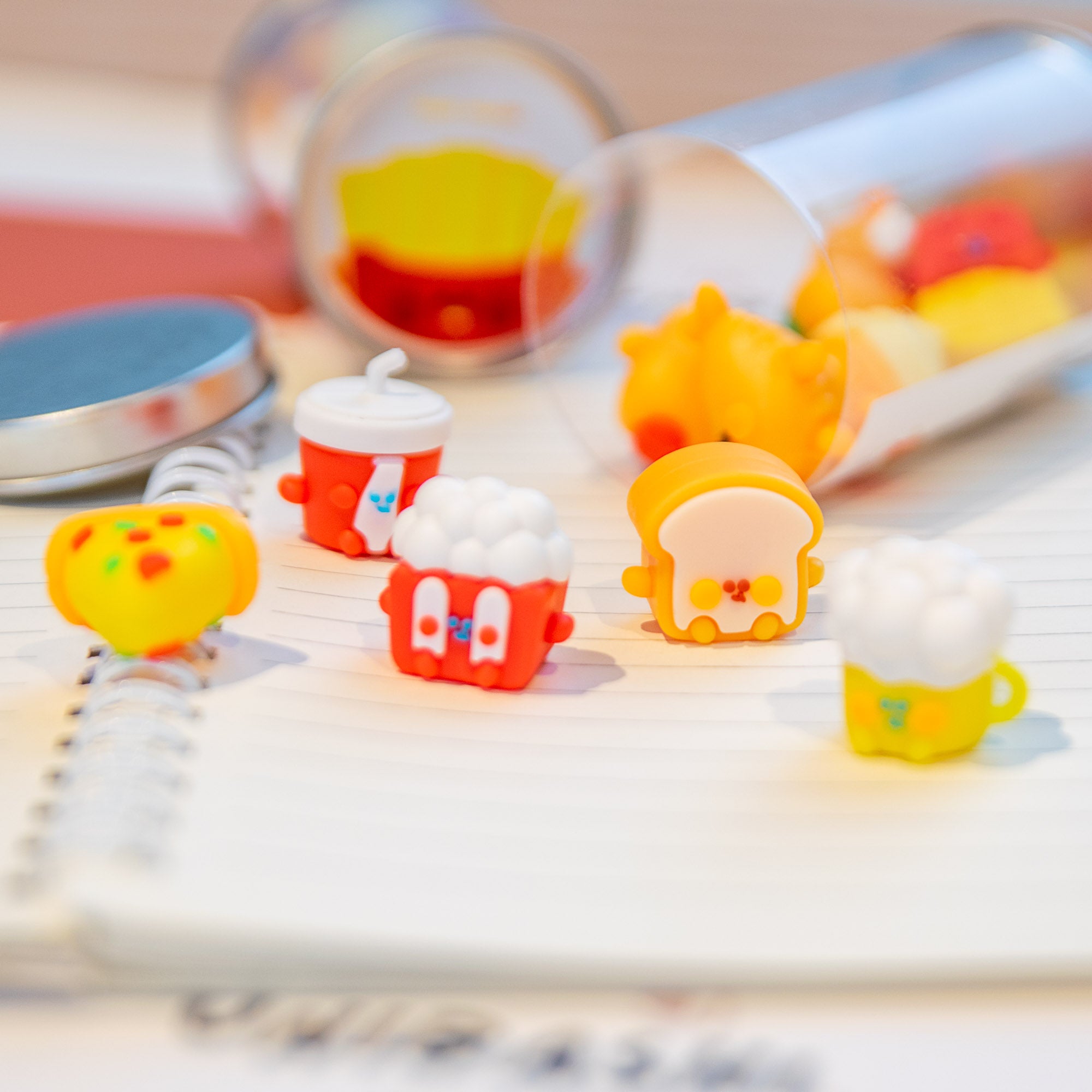 Mini Gomme Kawaii Fast Food (x12)