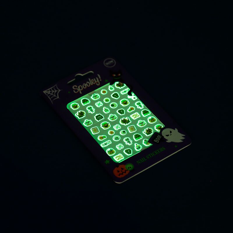 Stickers Phosphorescents pour ongles - Halloween