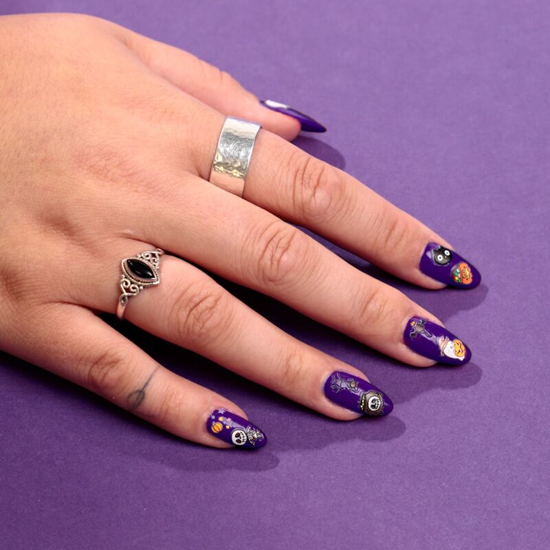 Stickers Phosphorescents pour ongles - Halloween