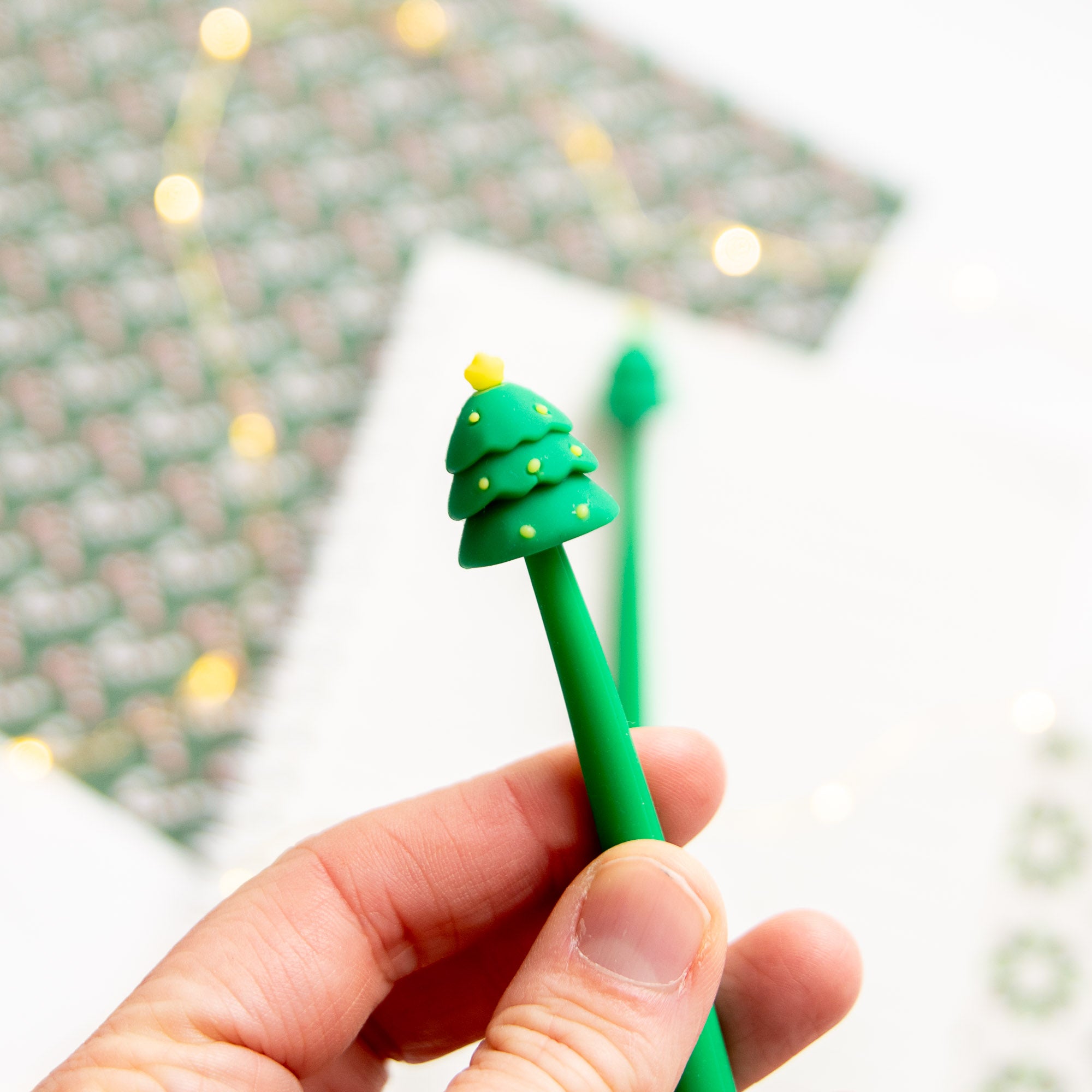 Stylo Souple à Secouer - Sapin de Noël