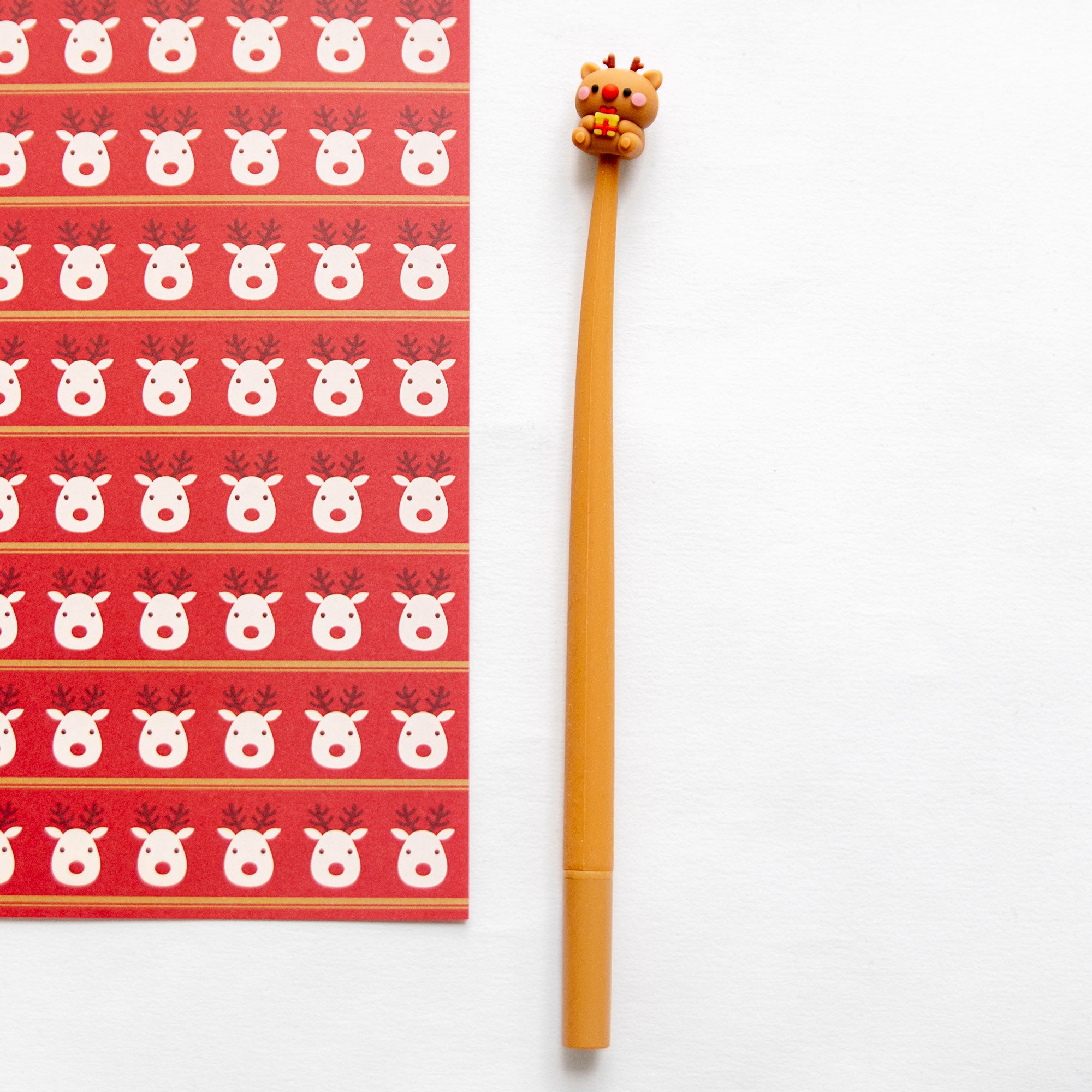 Stylo Souple à Secouer - Renne Noël