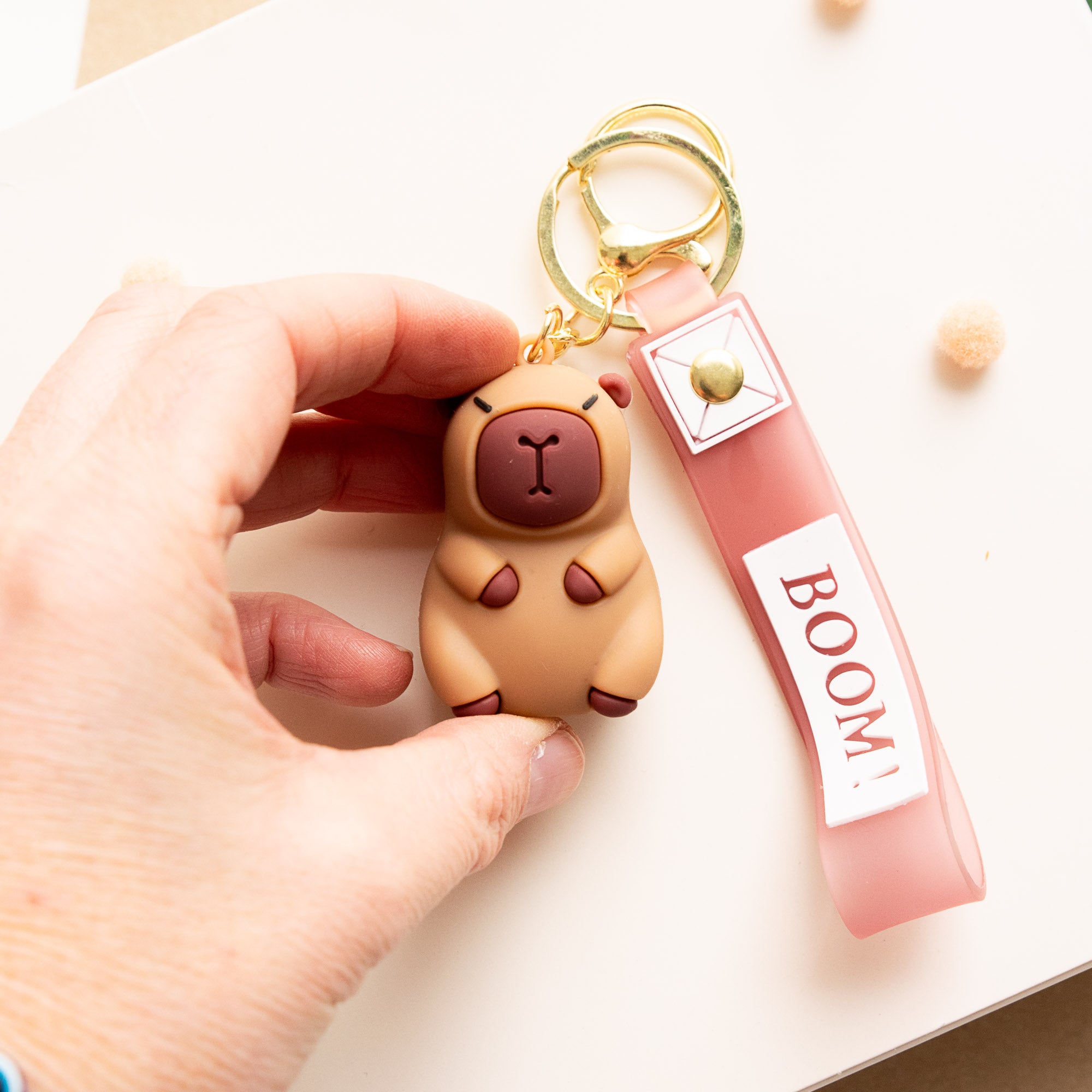 Porte-clés Kawaii Capybara