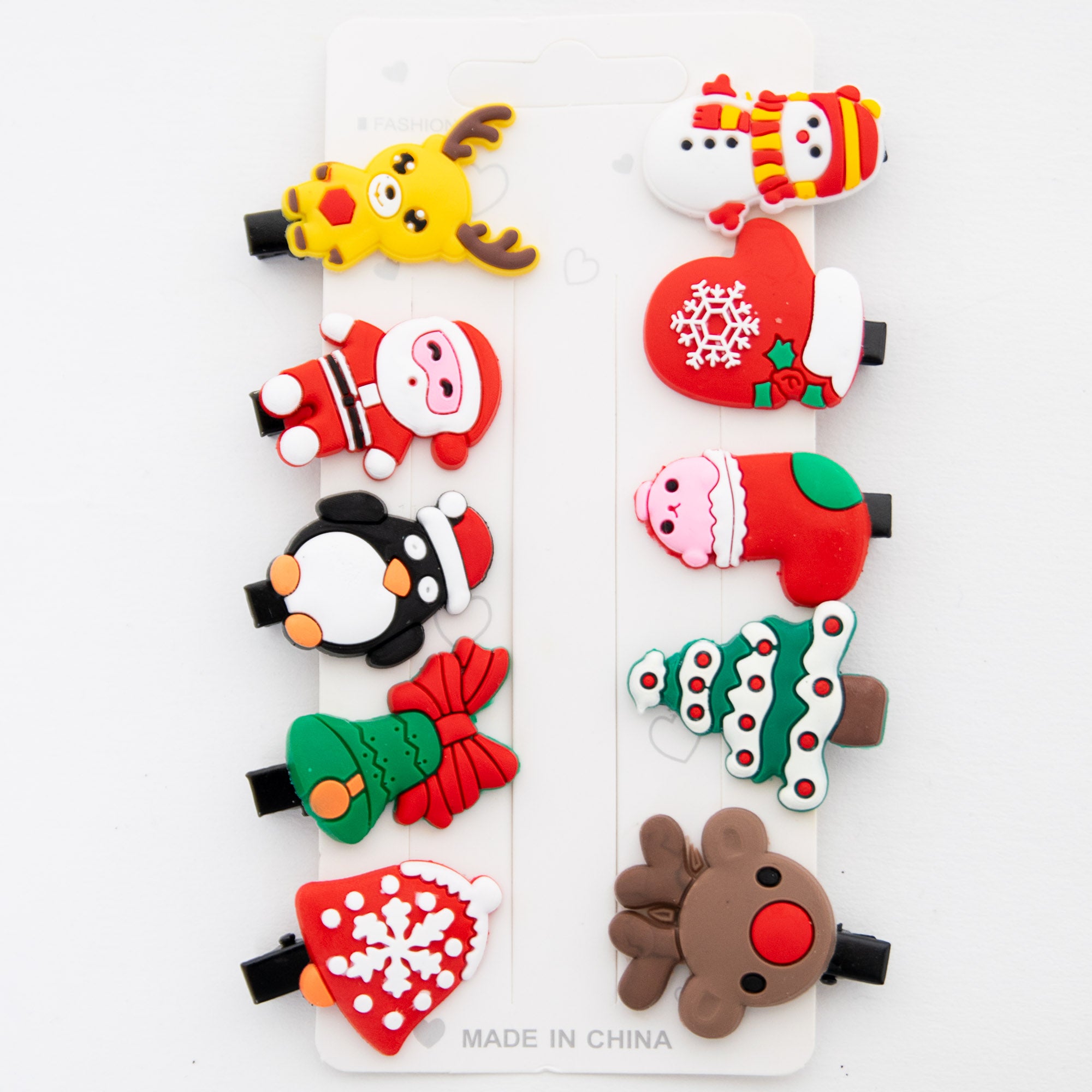 Pinces à cheveux Noël, 10 pièces