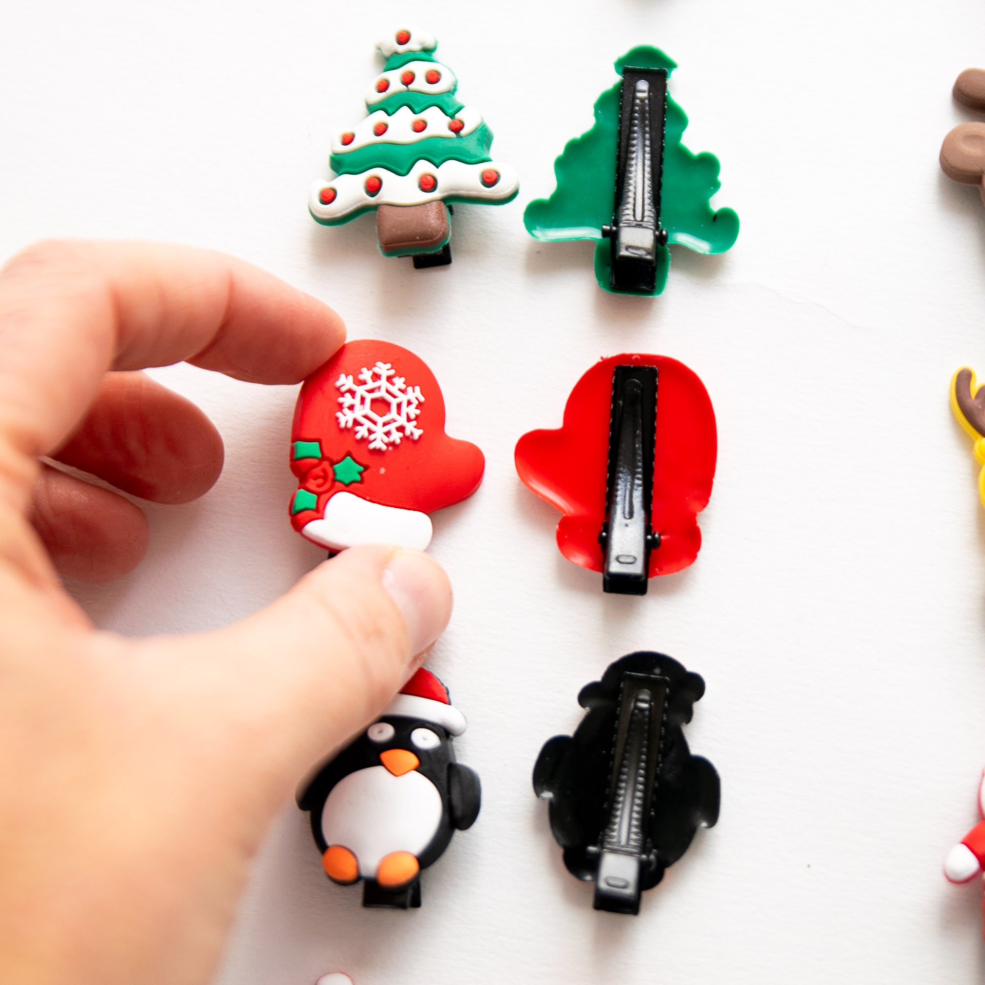 Pinces à cheveux Noël, 10 pièces