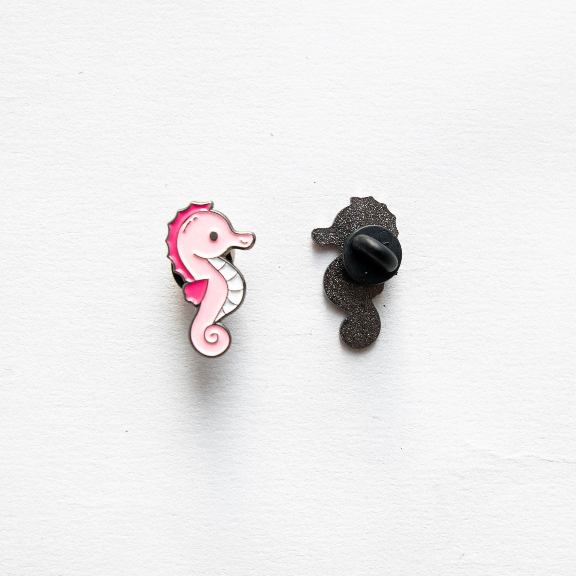 Pin's Hippocampe Rose