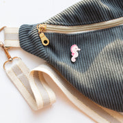 Pin's Hippocampe Rose