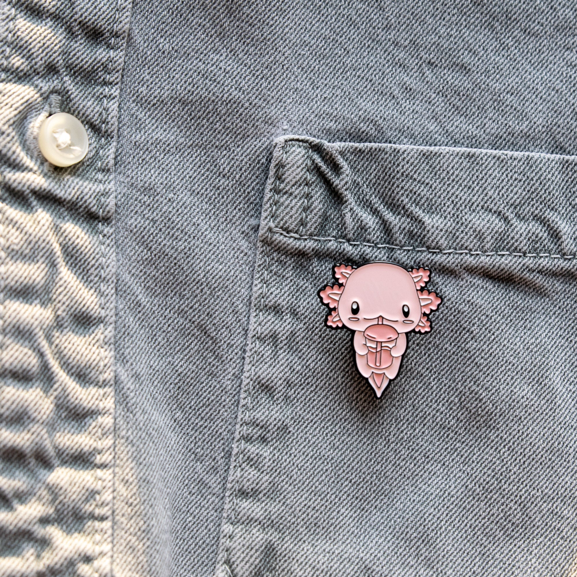 Pin's Axolotl & son Bubble Tea