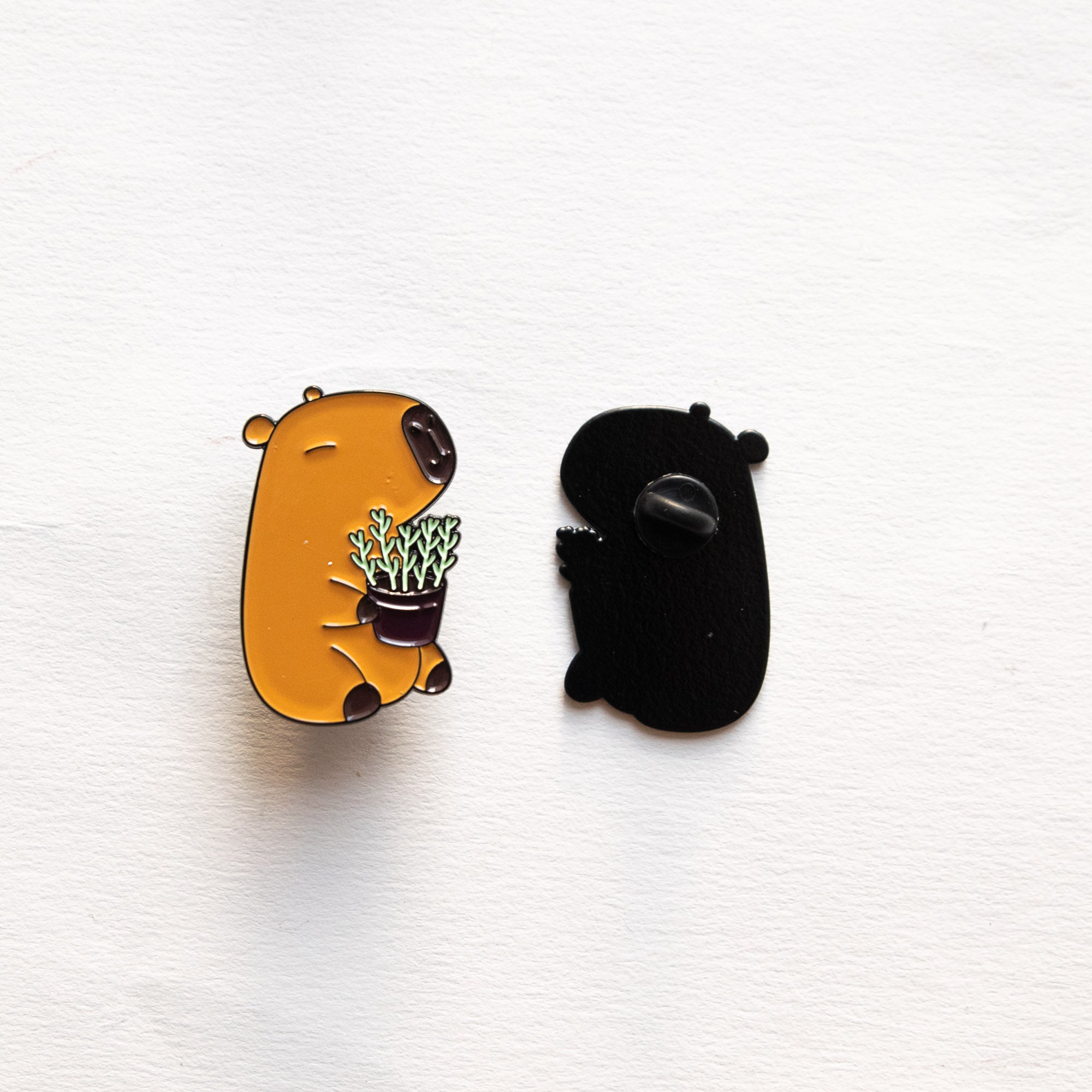 Pin's Capybara & son pot de Thym