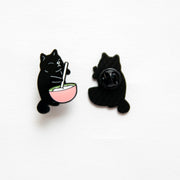Pin's Chat Noir Cuisinier