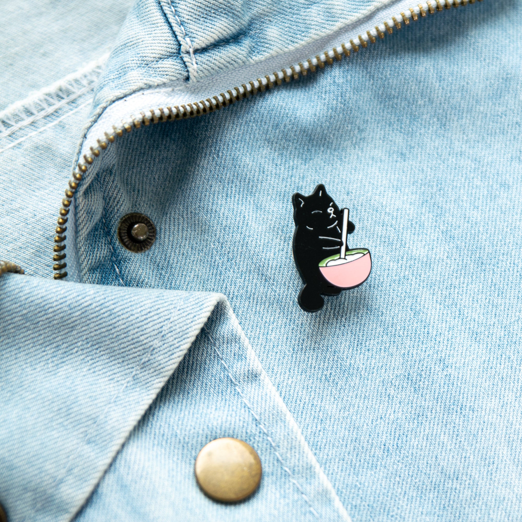 Pin's Chat Noir Cuisinier