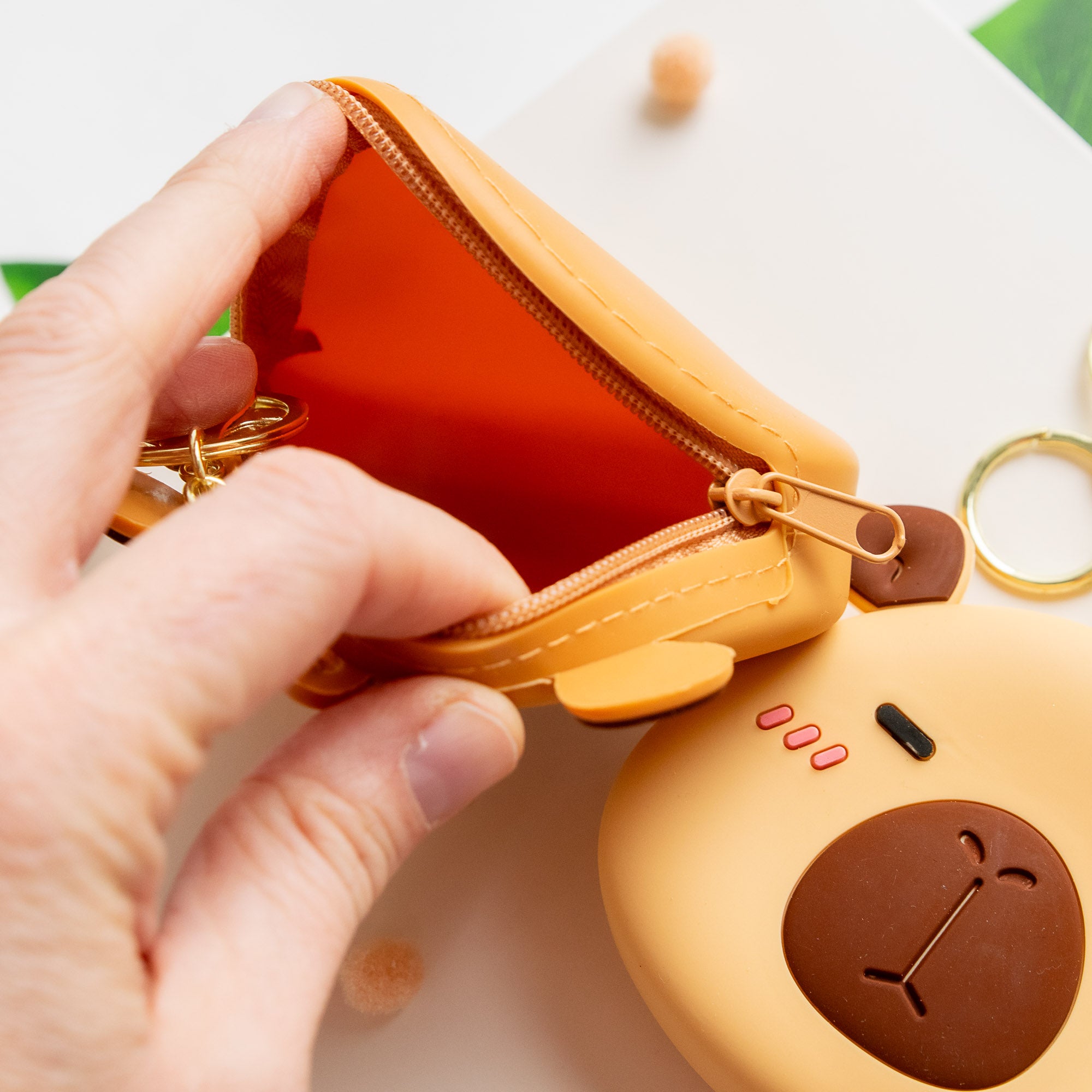 Porte Monnaie en silicone Capybara