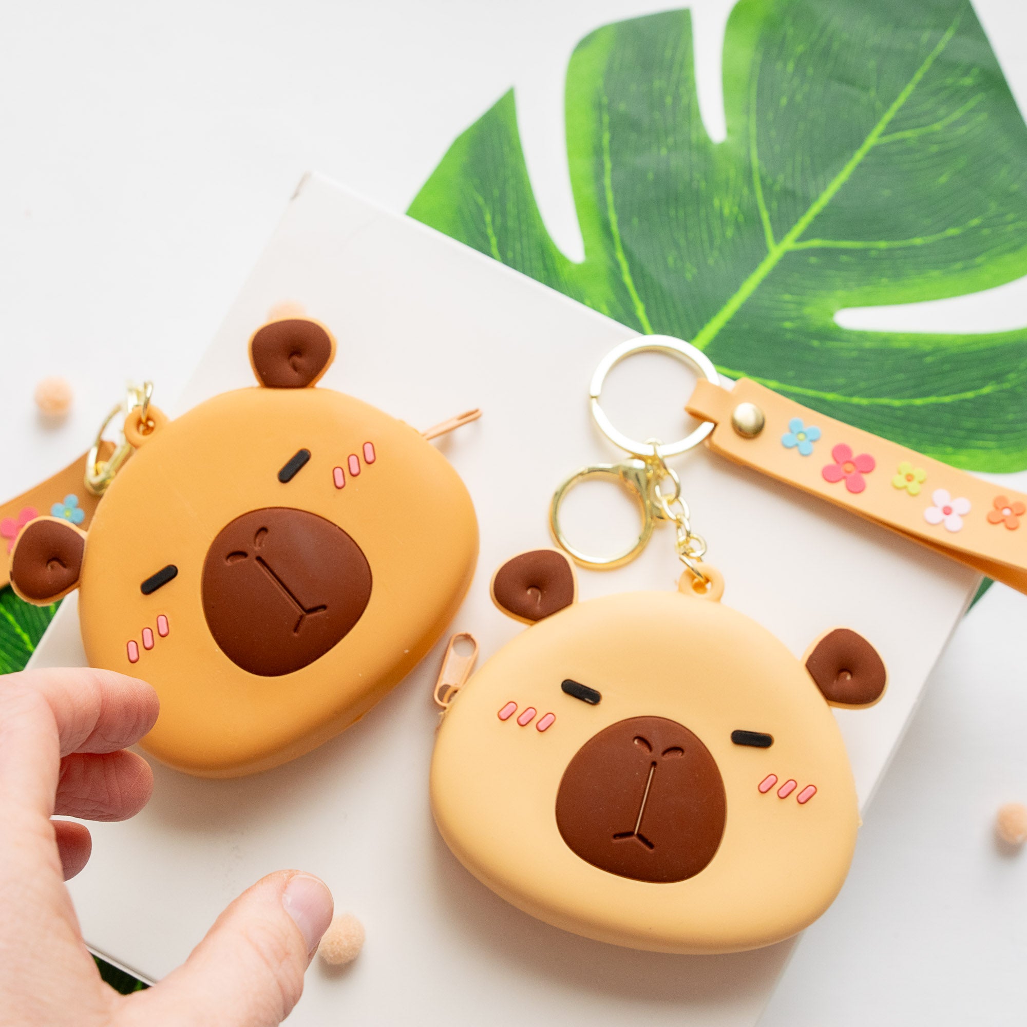 Porte Monnaie en silicone Capybara