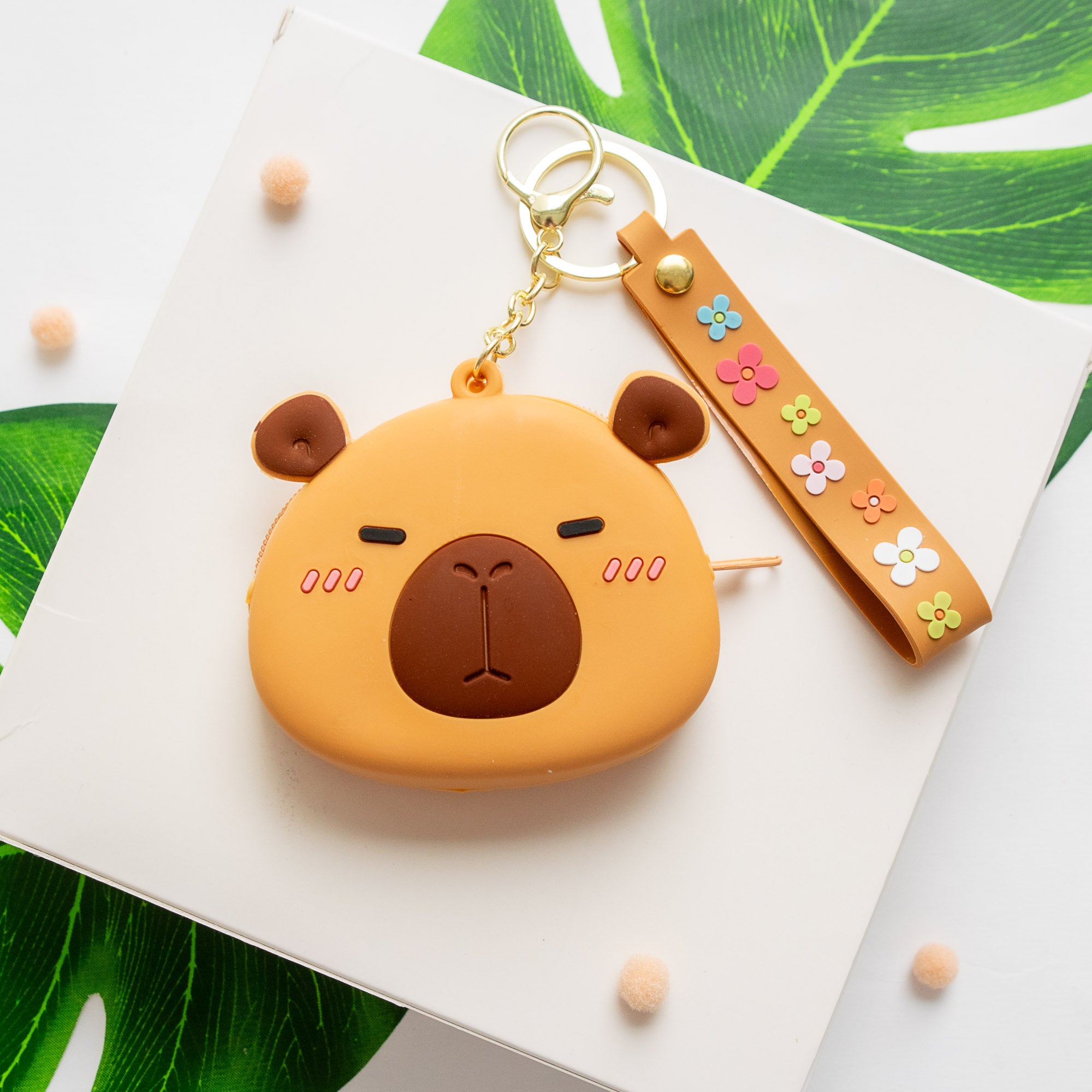 Porte Monnaie en silicone Capybara