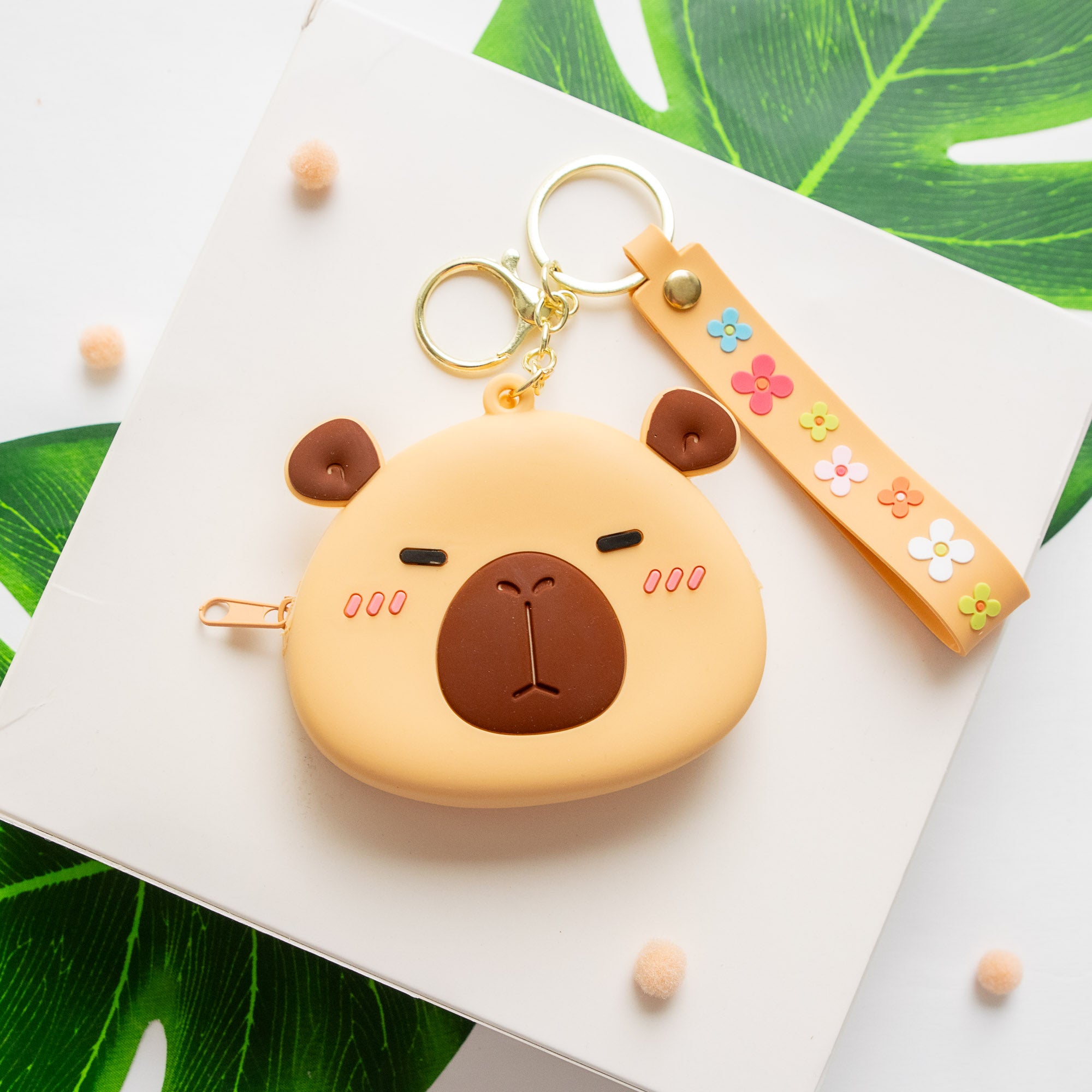 Porte Monnaie en silicone Capybara
