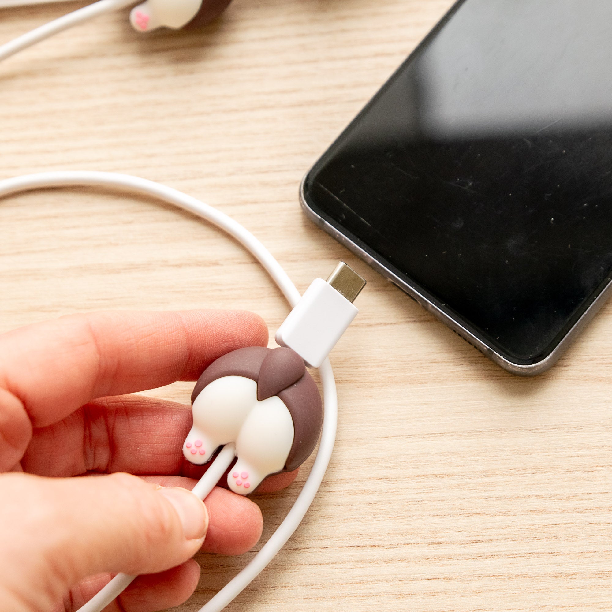 Protège-câble Kawaii USB Fesses de Shiba Inu
