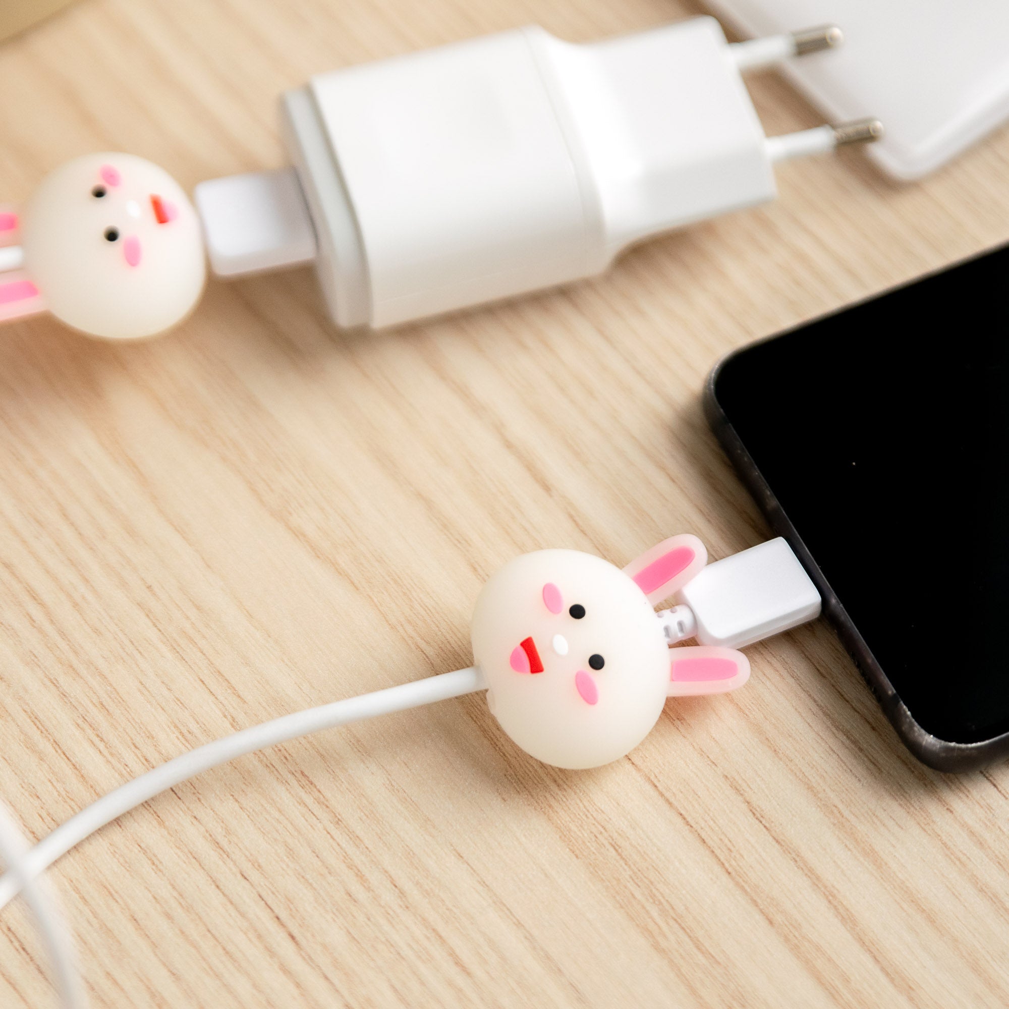 Protège-câble Kawaii USB Lapin