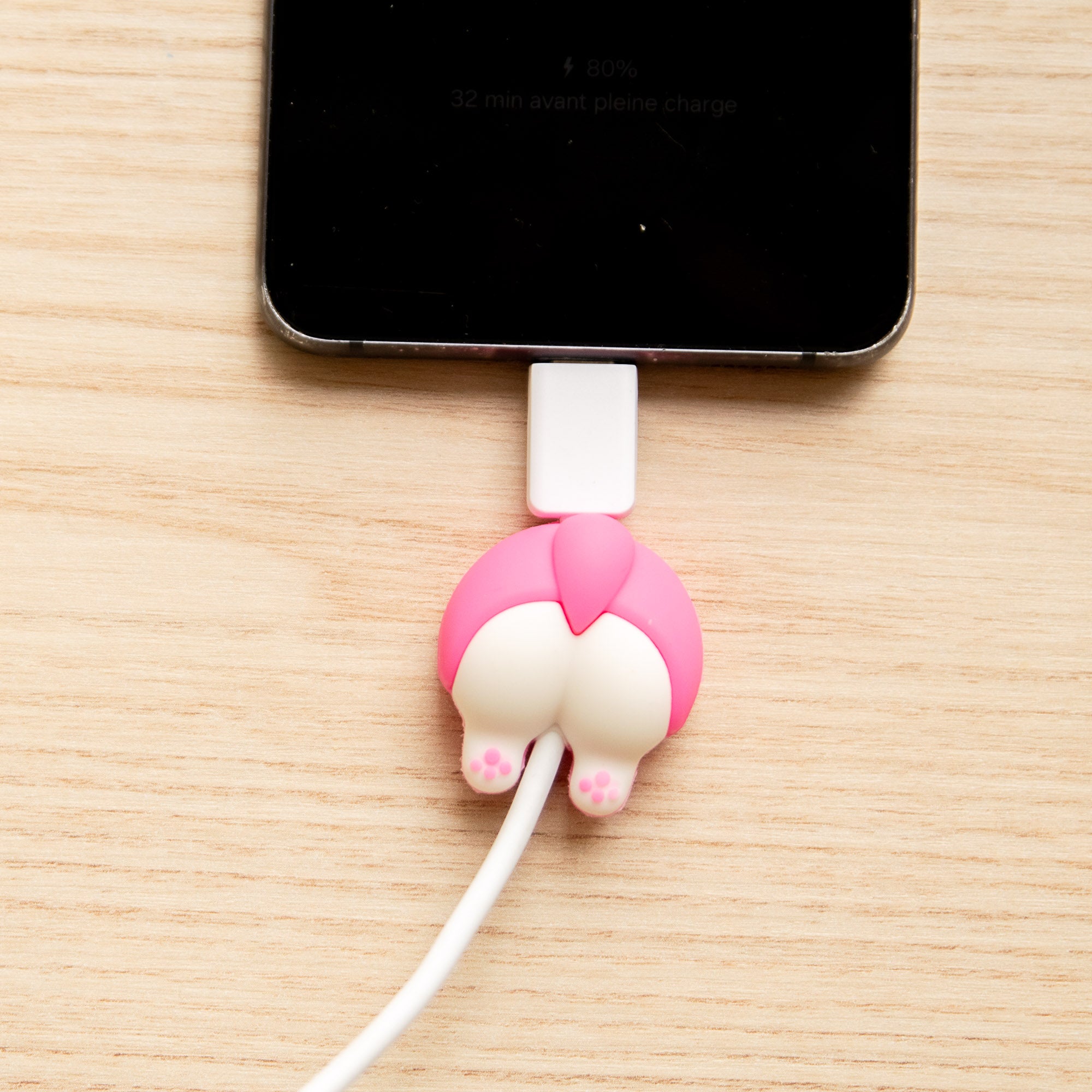 Protège-câble Kawaii USB Fesses de Shiba Inu