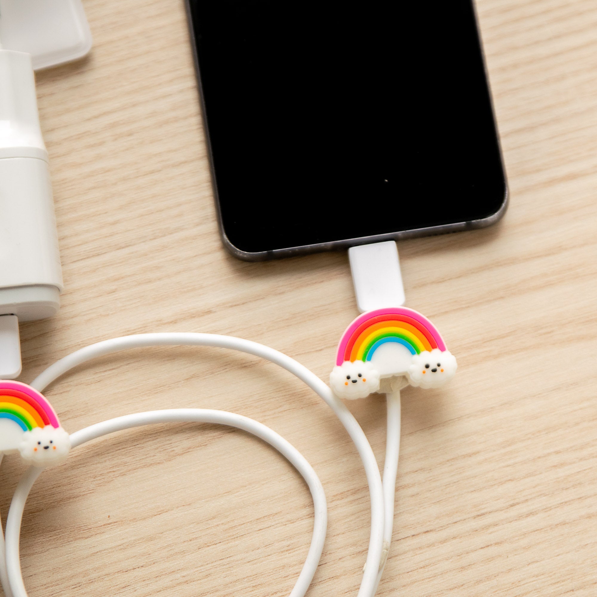 Protège-câble Kawaii USB Arc-en-Ciel