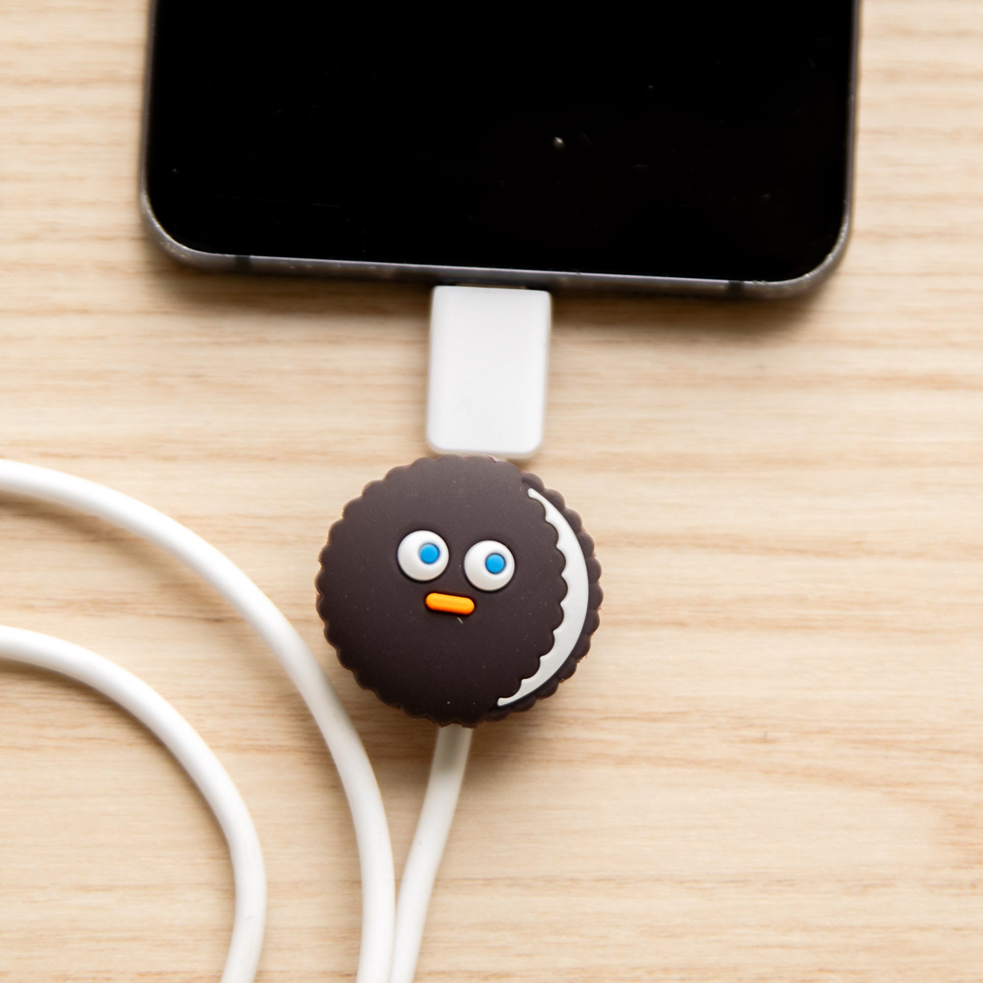Protège-câble Kawaii USB Biscuit Type Oréo