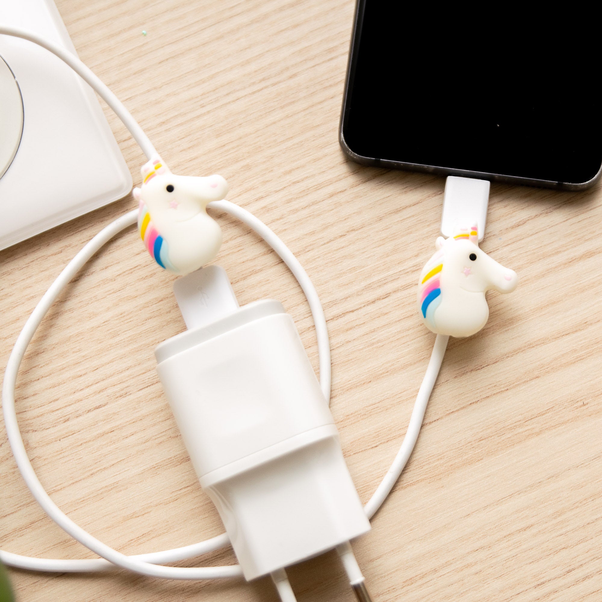 Protège-câble Kawaii USB Licorne