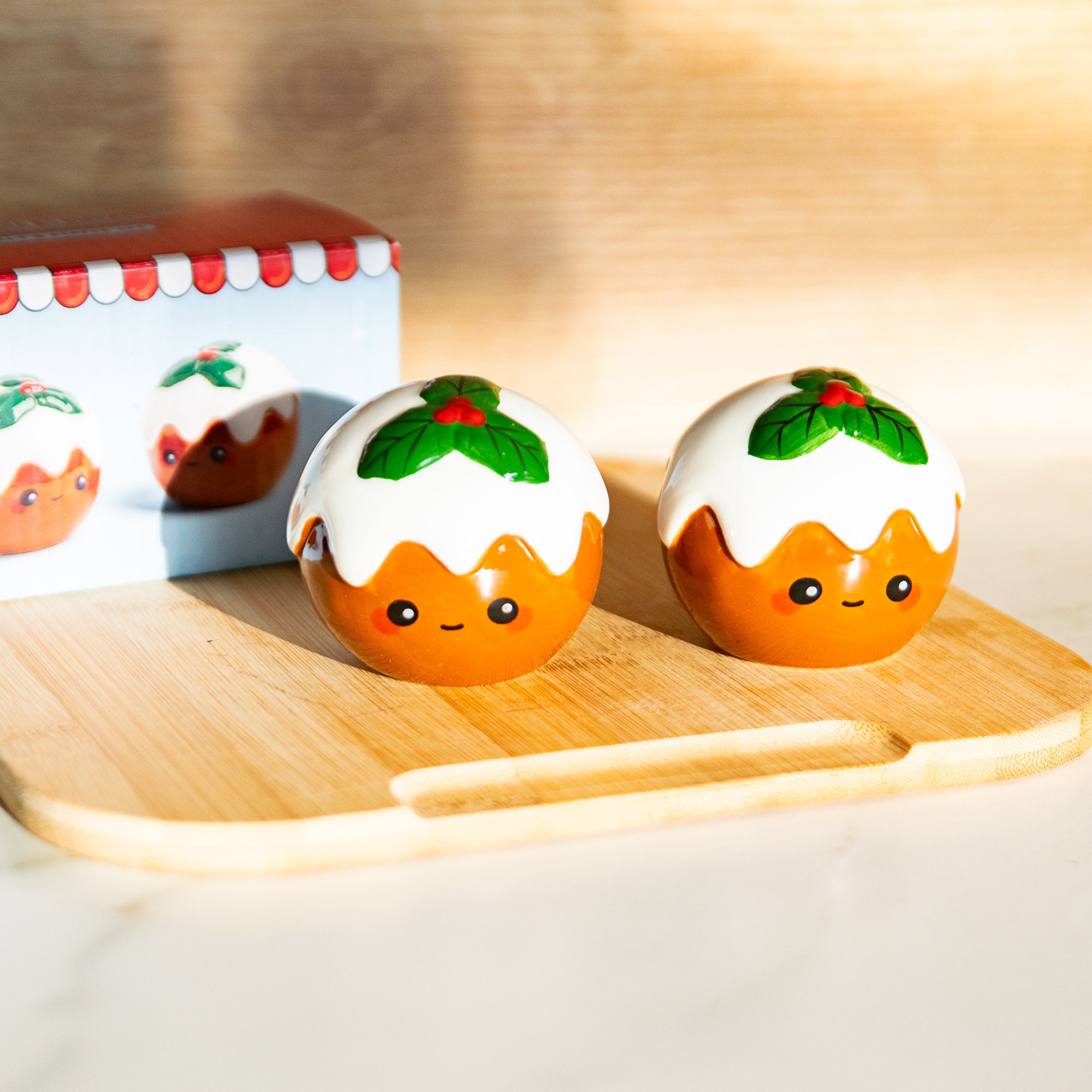 Salière & Poivrière Pudding de Noël