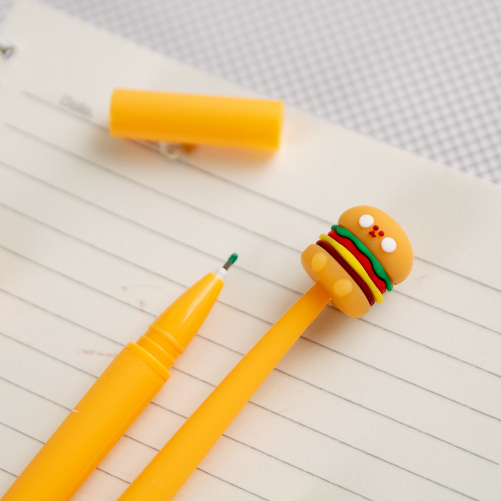 Stylo Souple à Secouer - Ourson Cheeseburger