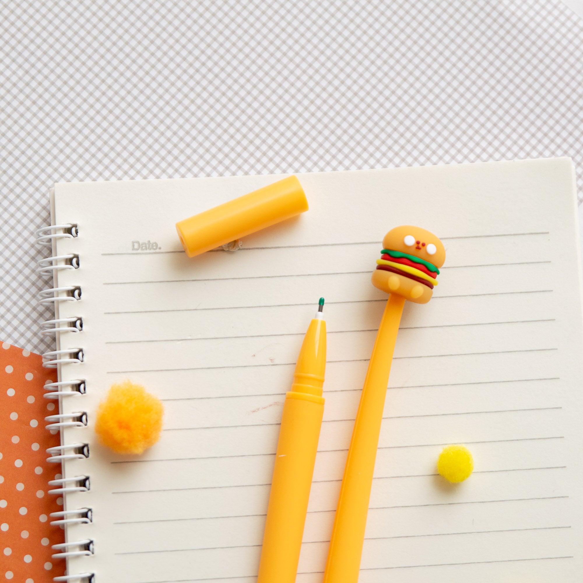 Stylo Souple à Secouer - Ourson Cheeseburger